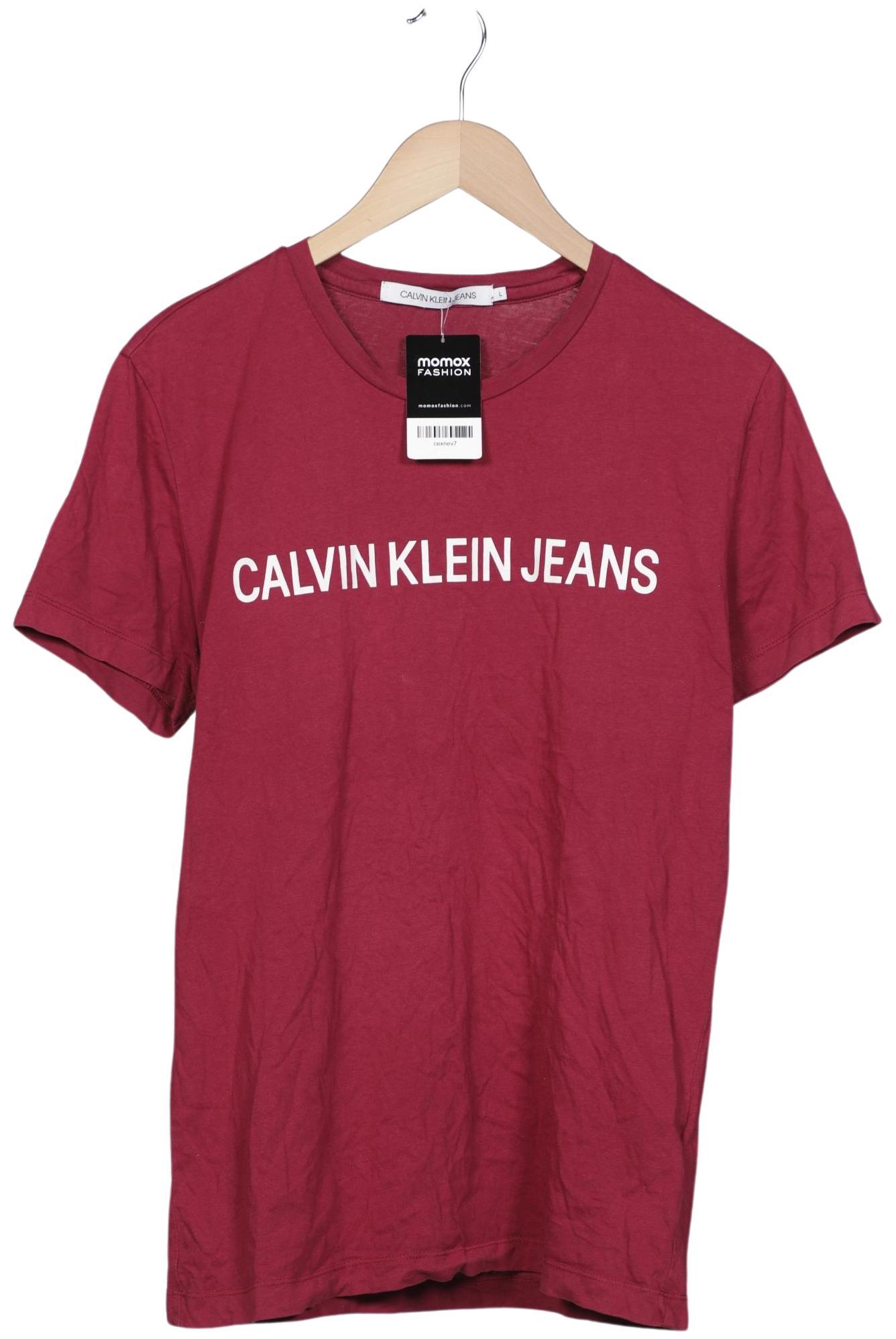 

Calvin Klein Jeans Herren T-Shirt, bordeaux, Gr. 52