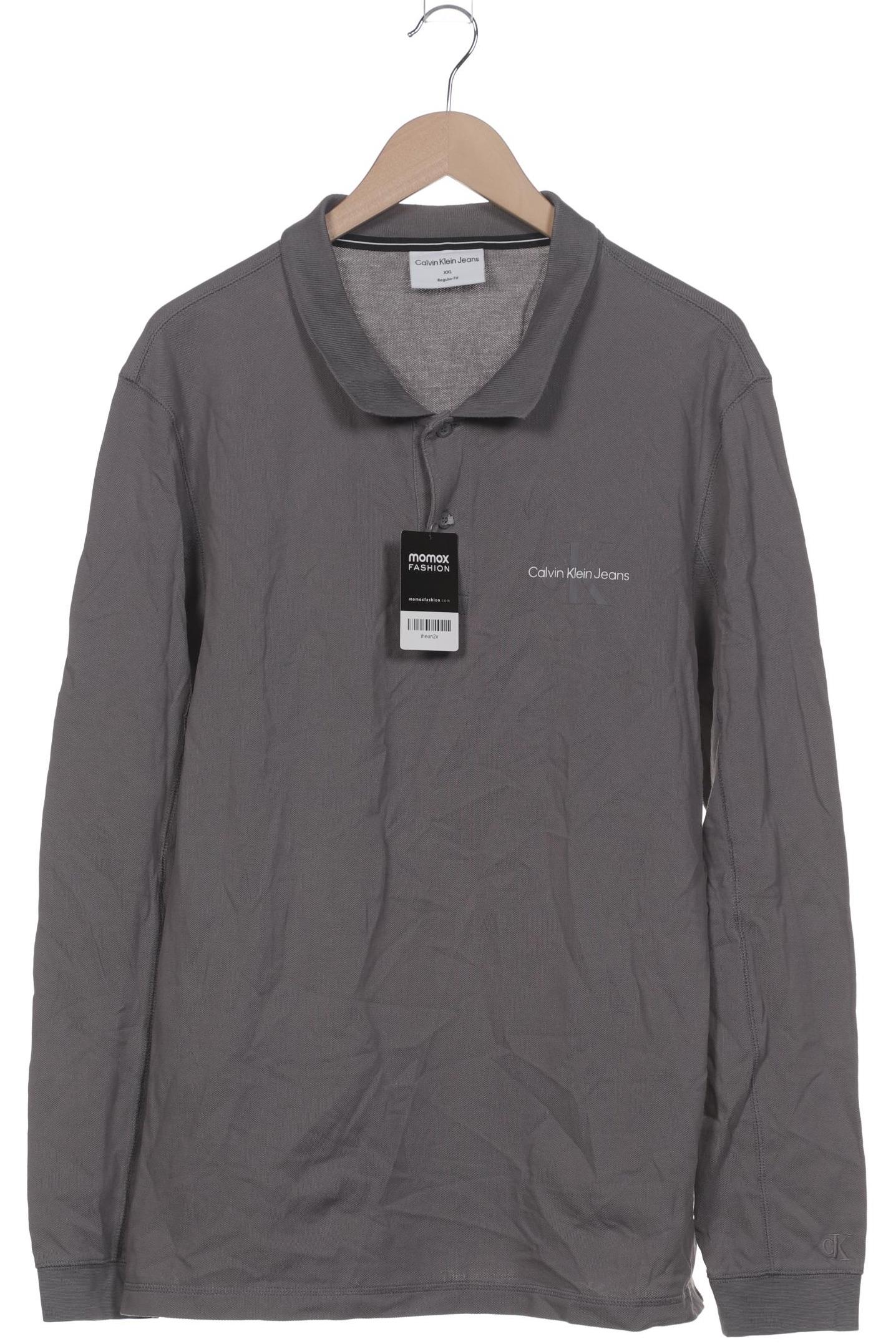 

Calvin Klein Jeans Herren Poloshirt, grau, Gr. 56