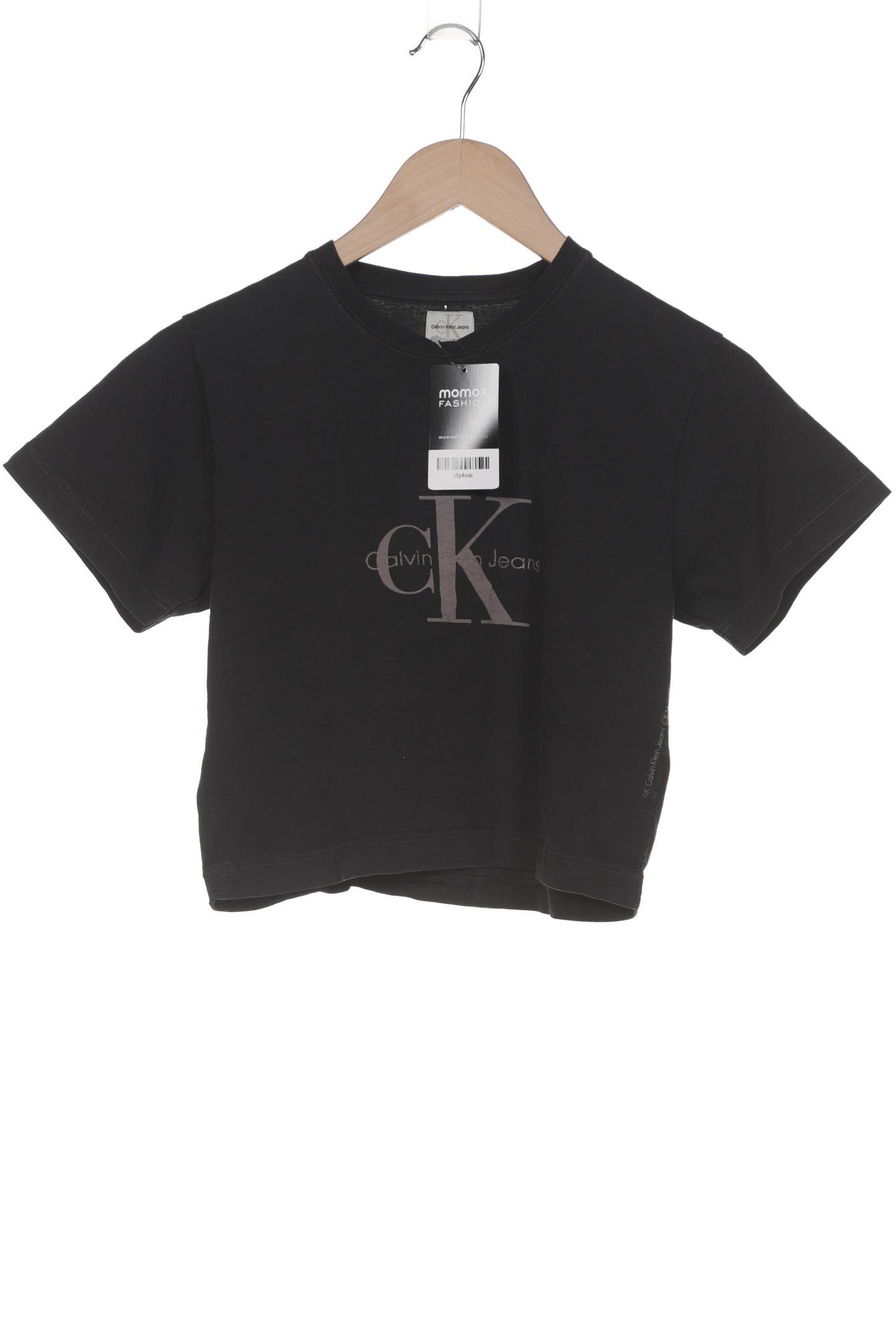 

Calvin Klein Jeans Damen T-Shirt, schwarz, Gr. 36