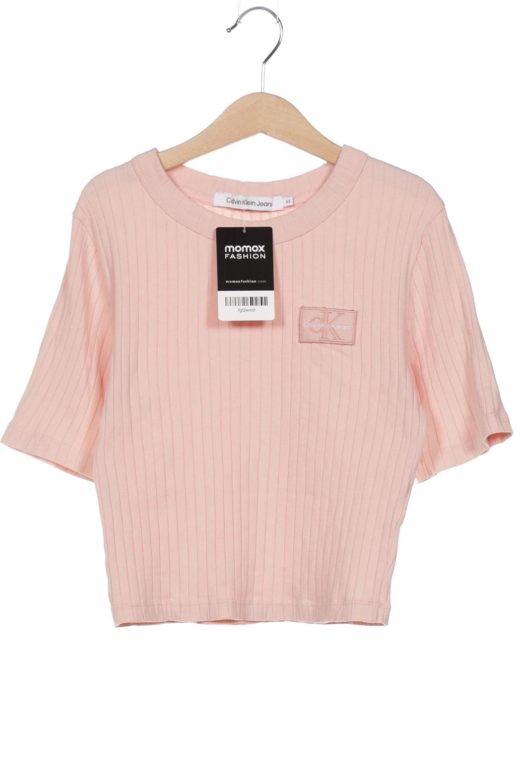 

Calvin Klein Jeans Damen T-Shirt, pink, Gr. 34