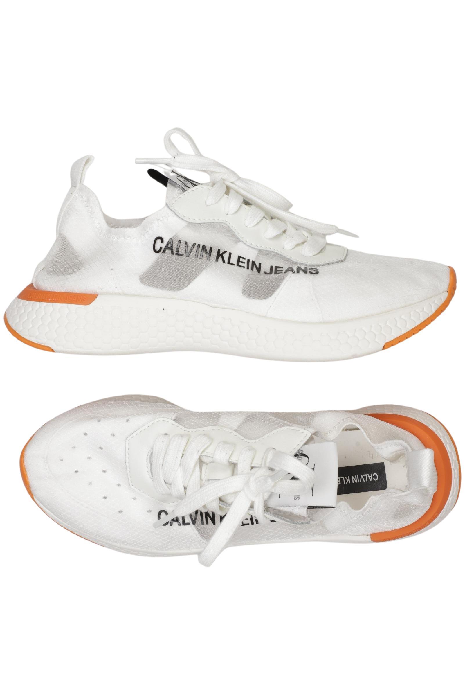 

Calvin Klein Jeans Damen Sneakers, weiß, Gr. 34.5