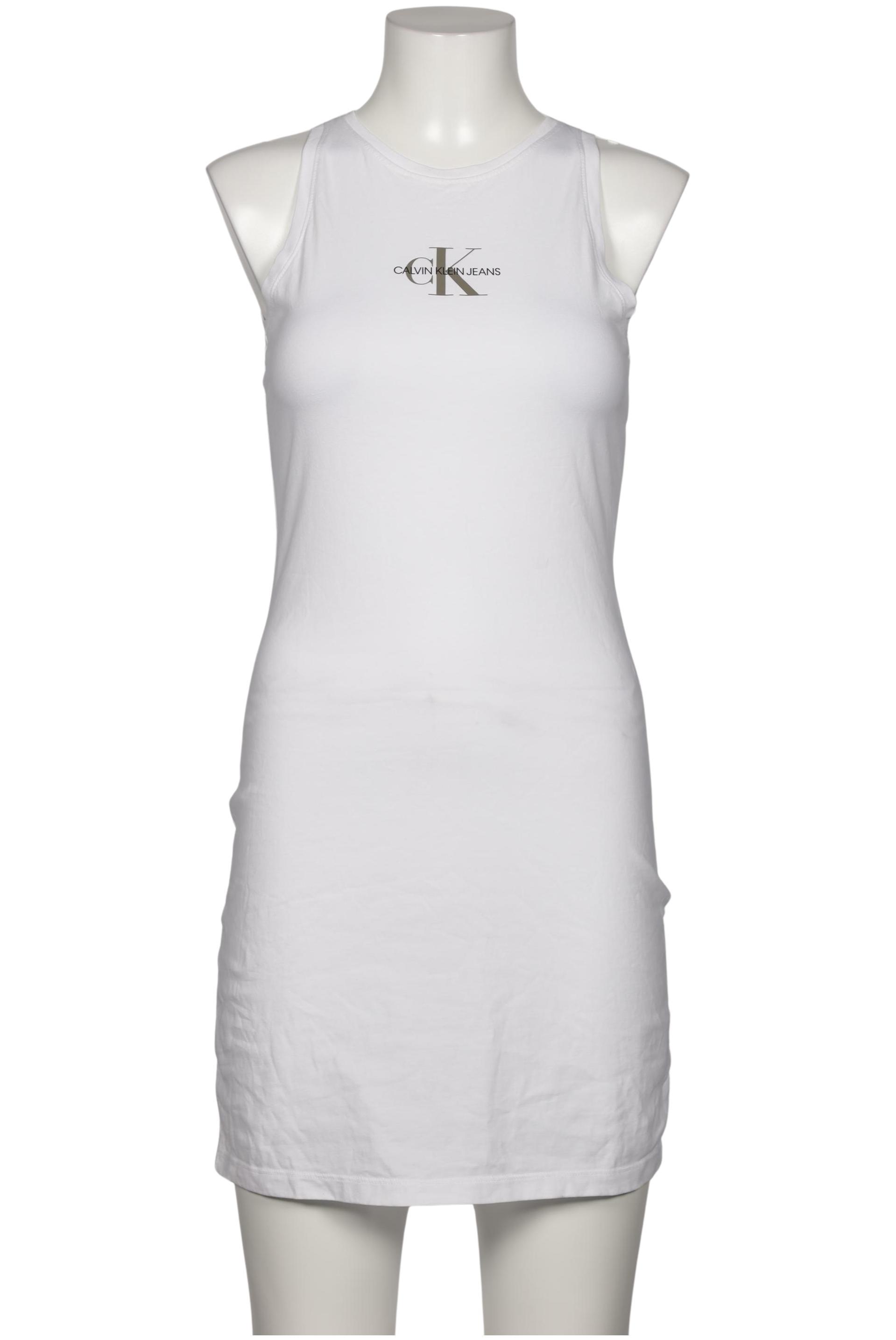 

Calvin Klein Jeans Damen Kleid, weiß, Gr. 38