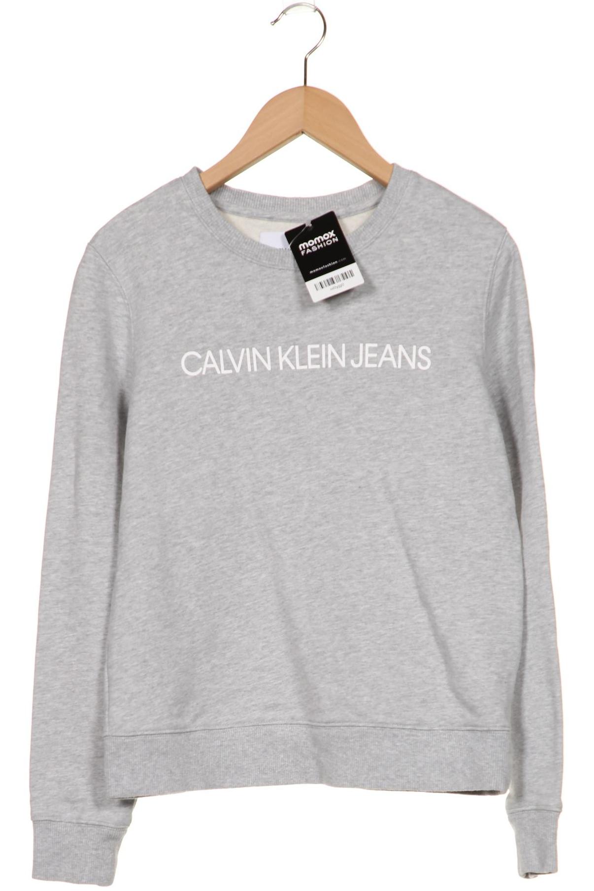 

Calvin Klein Jeans Damen Sweatshirt, grau, Gr. 36