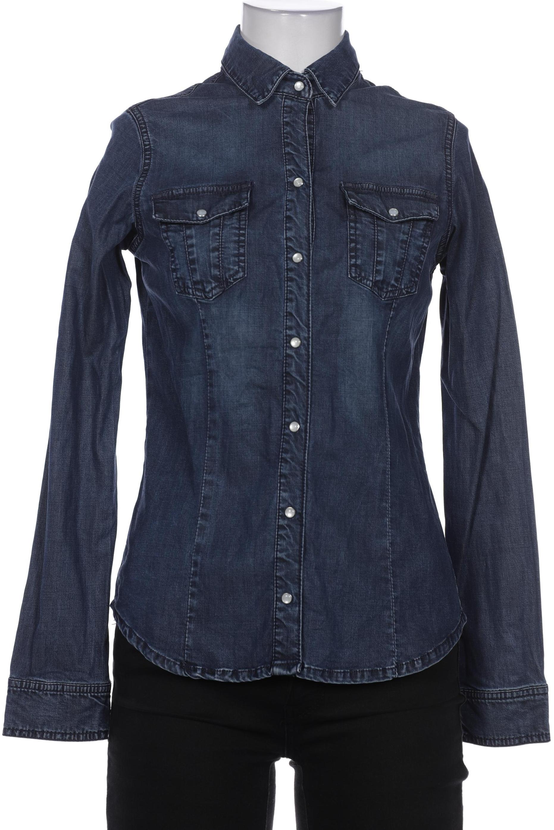

Calvin Klein Jeans Damen Bluse, marineblau, Gr. 34