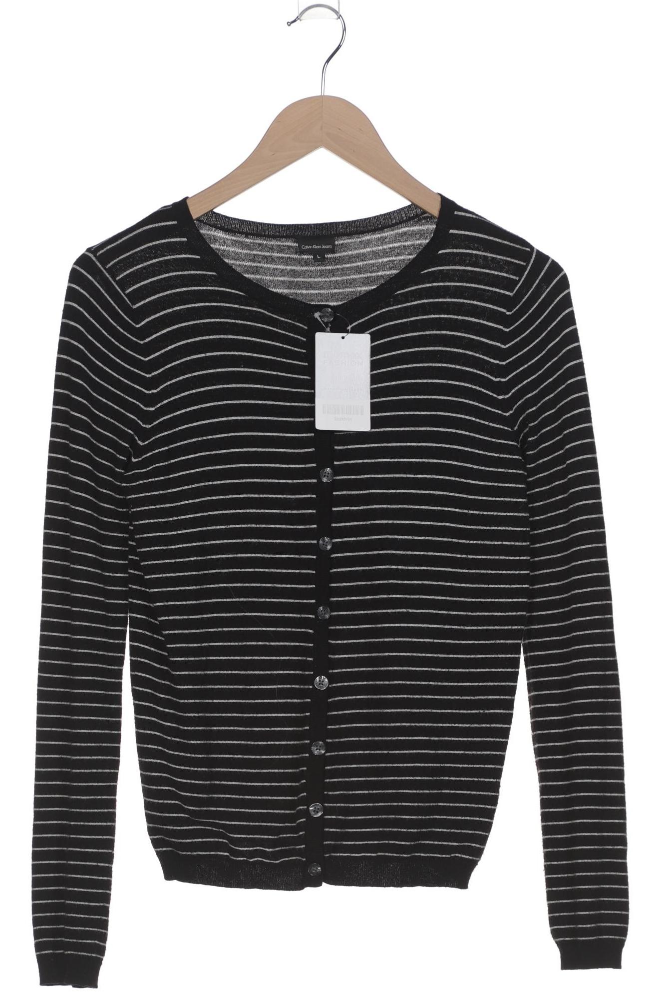 

Calvin Klein Jeans Damen Strickjacke, schwarz, Gr. 42