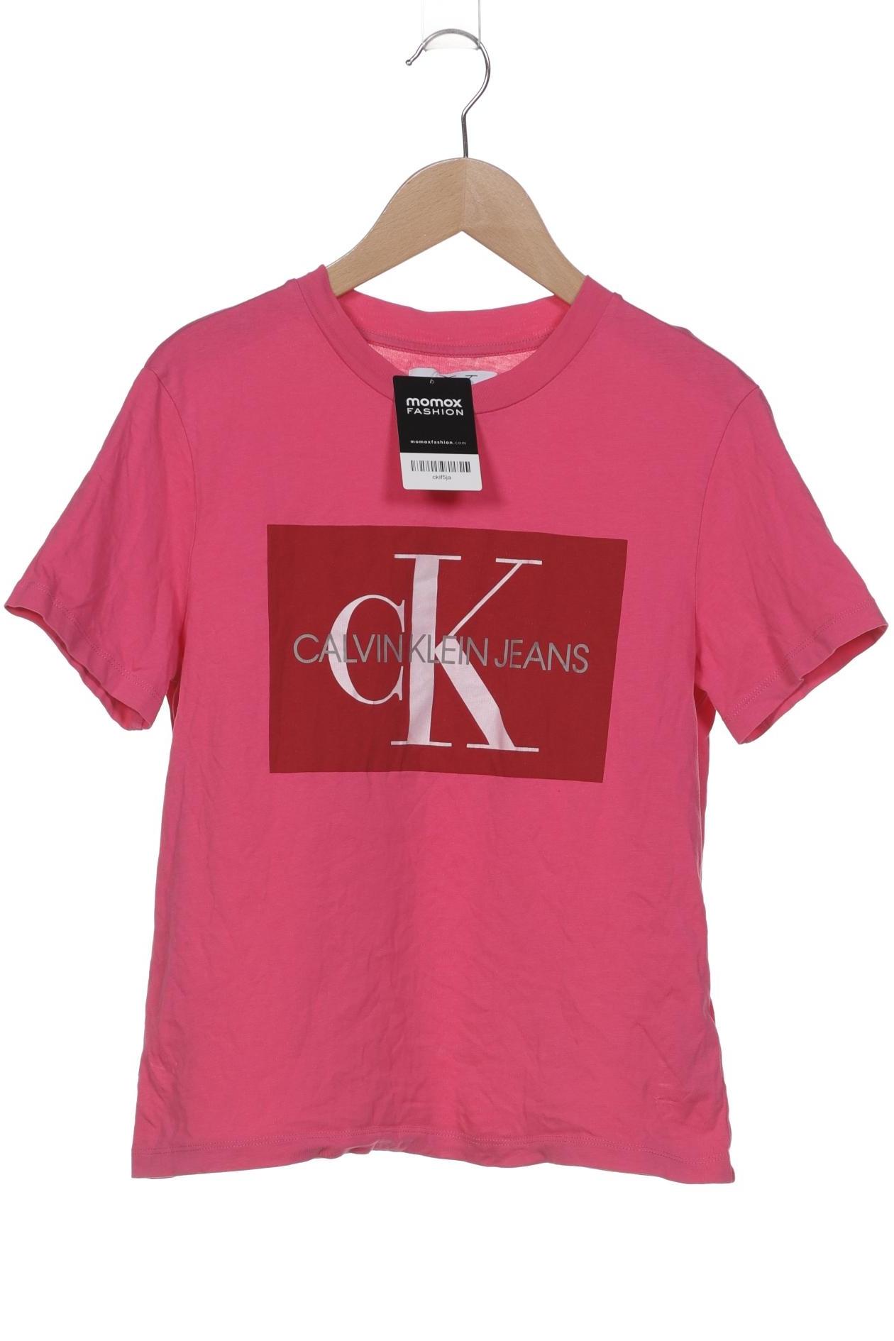 

Calvin Klein Jeans Damen T-Shirt, pink, Gr. 36