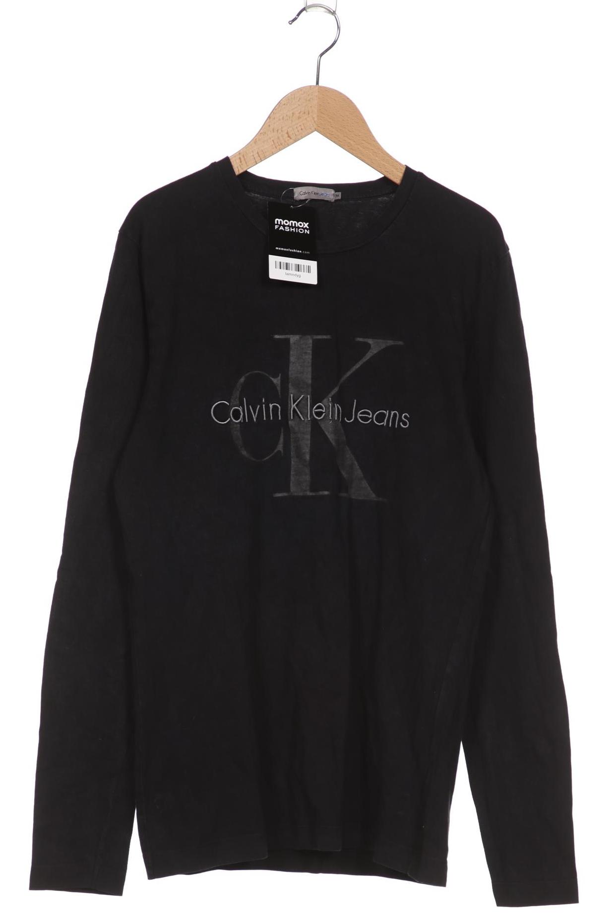 

Calvin Klein Jeans Herren Langarmshirt, schwarz, Gr. 48