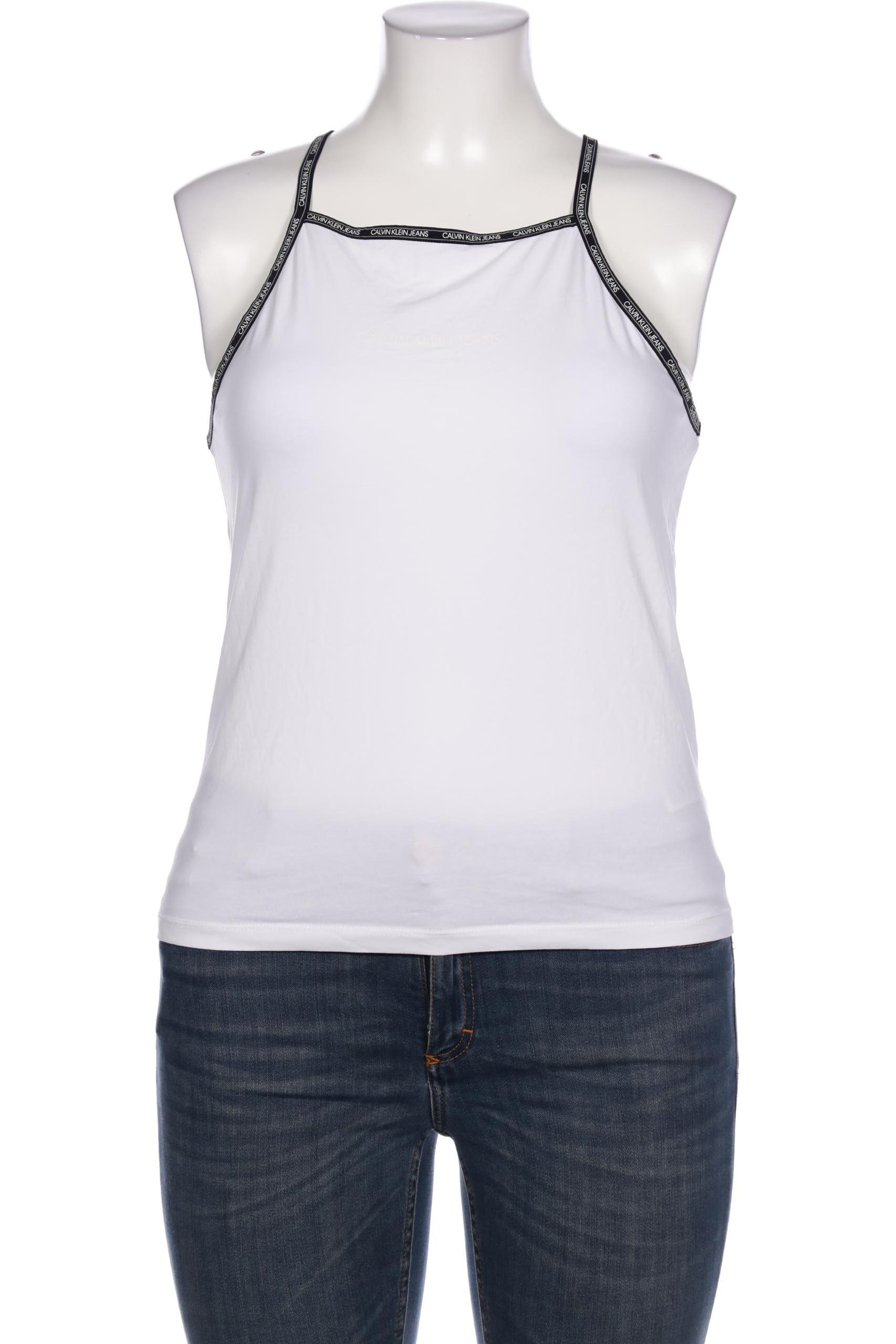 

Calvin Klein Jeans Damen Top, weiß, Gr. 44