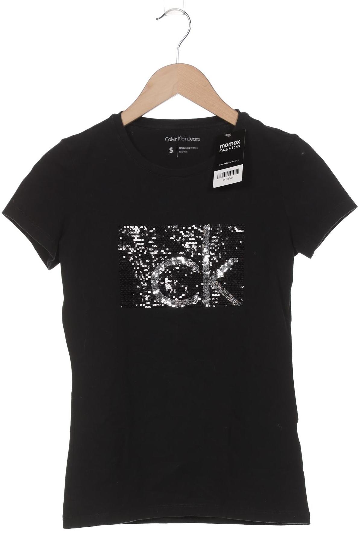 

Calvin Klein Jeans Damen T-Shirt, schwarz, Gr. 36