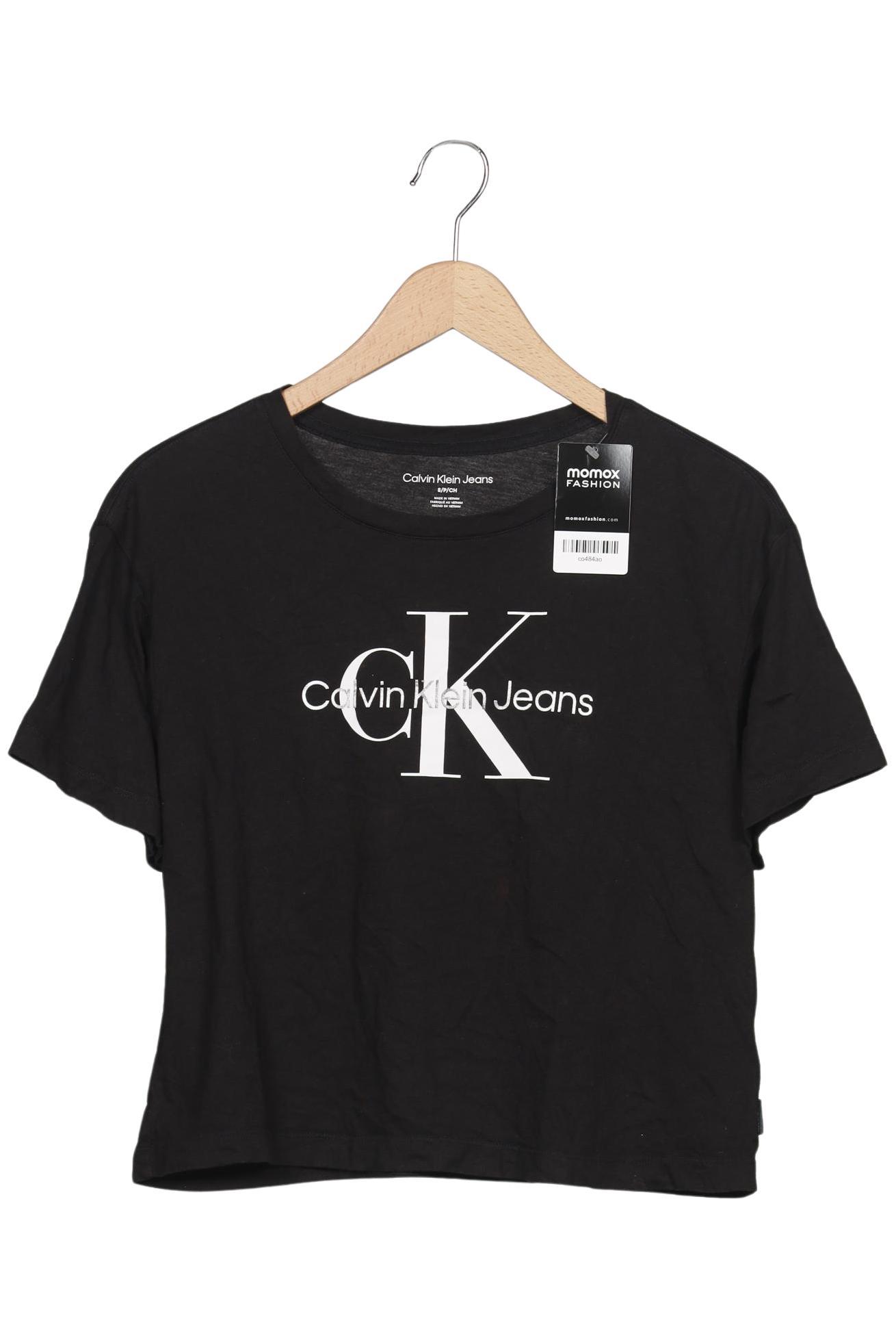 

Calvin Klein Jeans Damen T-Shirt, schwarz, Gr. 36