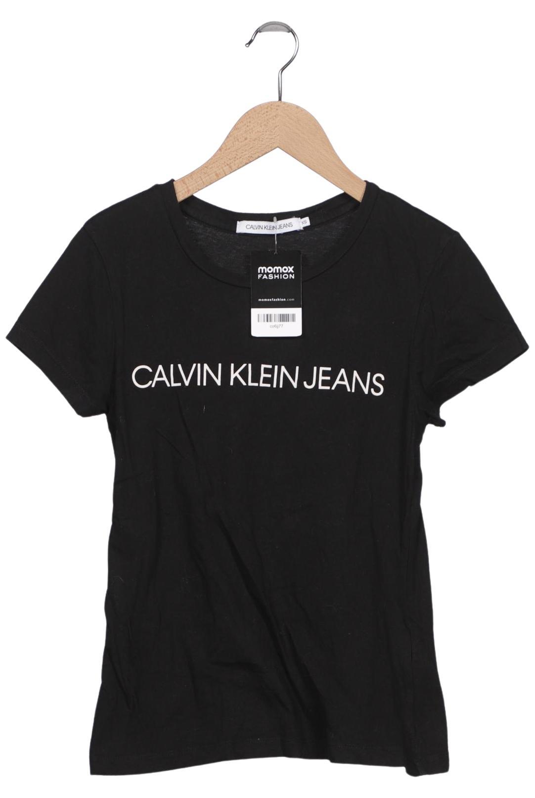 

Calvin Klein Jeans Damen T-Shirt, schwarz, Gr. 34