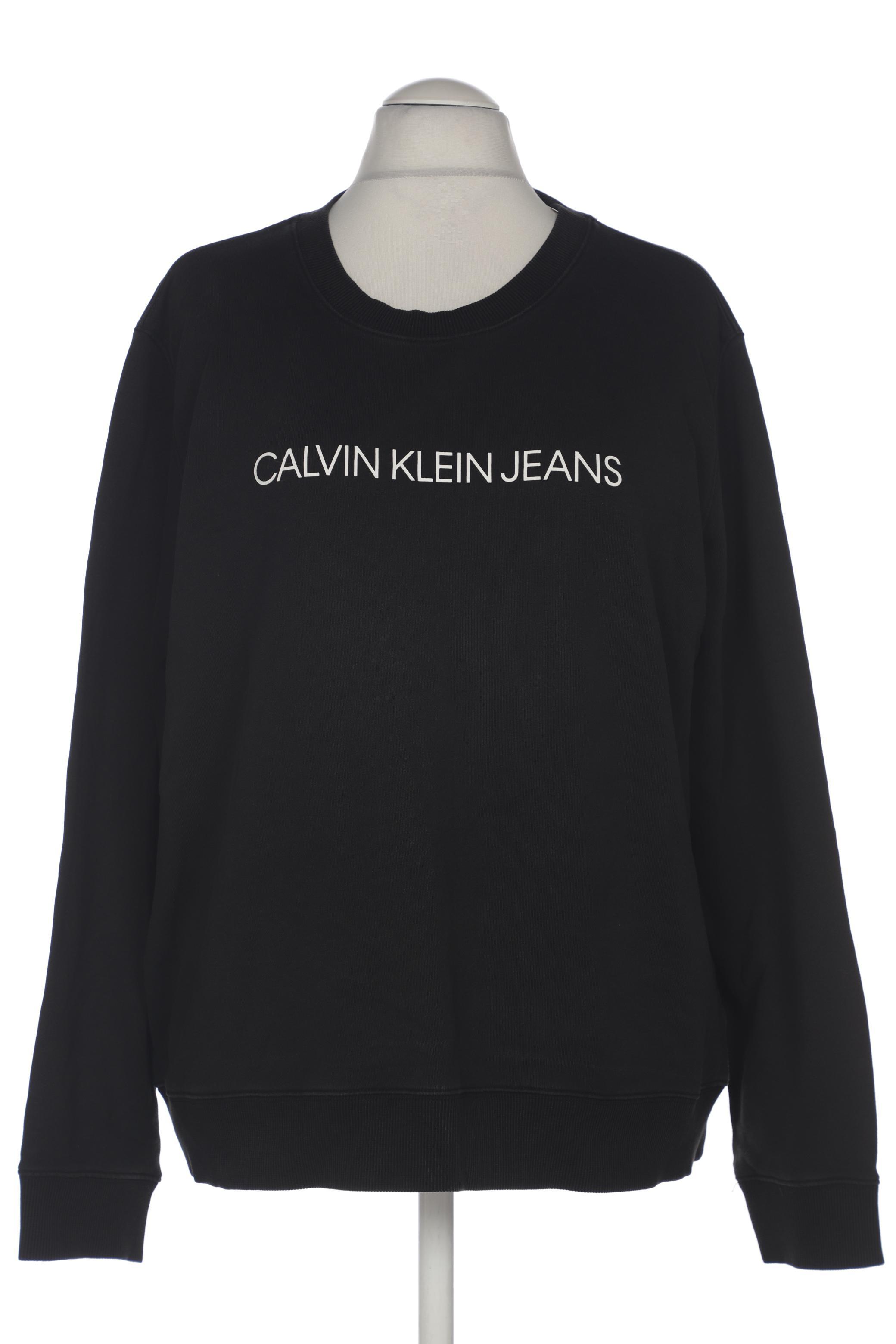 

Calvin Klein Jeans Damen Sweatshirt, schwarz, Gr. 56