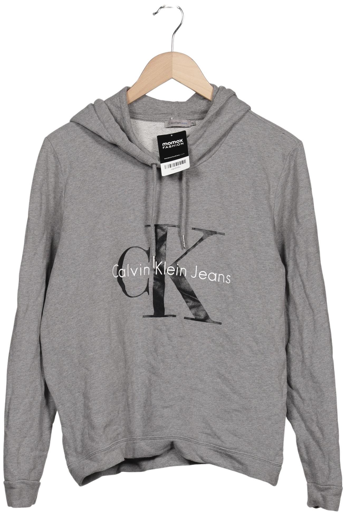 

Calvin Klein Jeans Damen Kapuzenpullover, grau, Gr. 44
