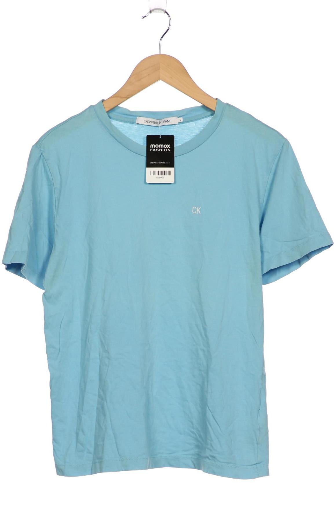 

Calvin Klein Jeans Damen T-Shirt, türkis, Gr. 36