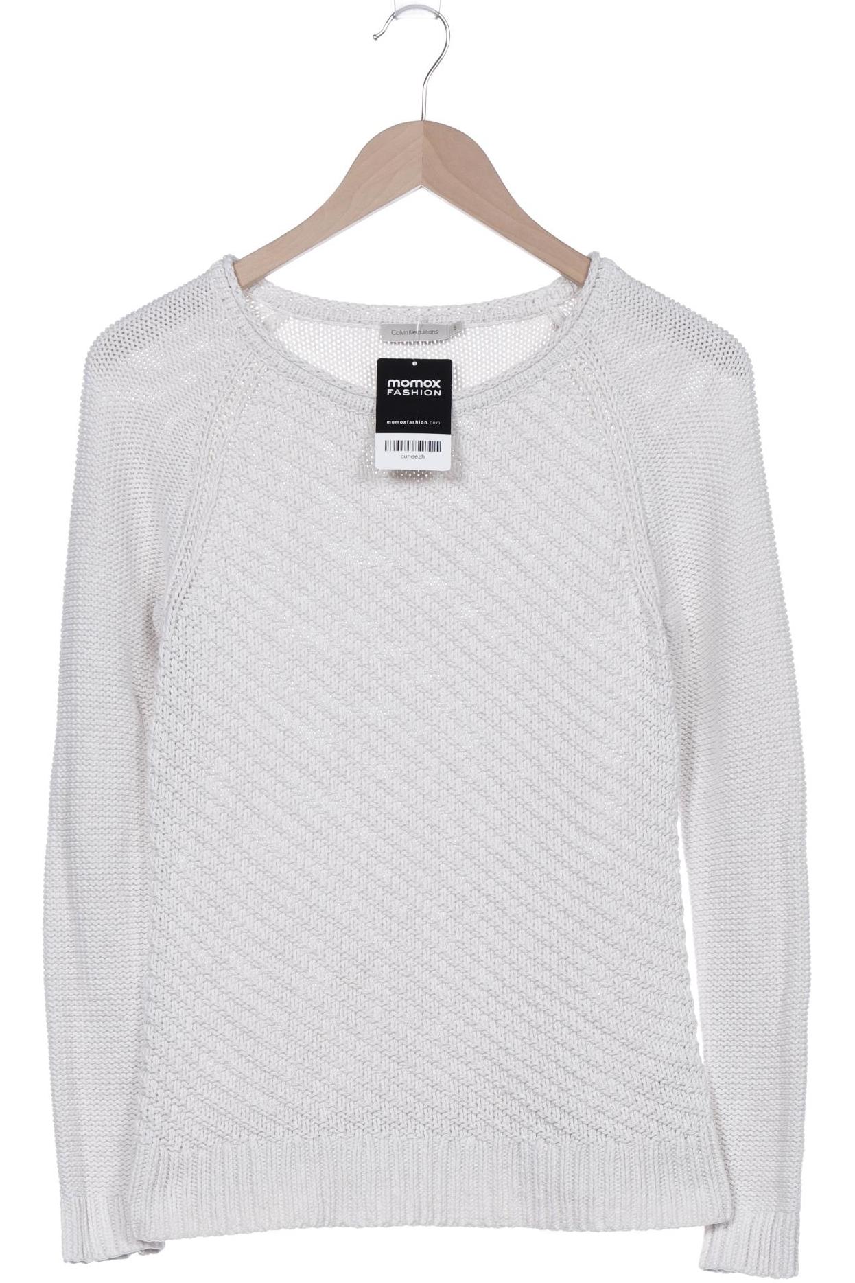

Calvin Klein Jeans Damen Pullover, cremeweiß, Gr. 36