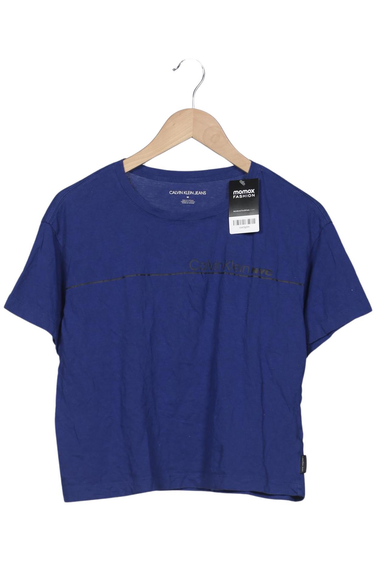 

Calvin Klein Jeans Damen T-Shirt, blau, Gr. 38