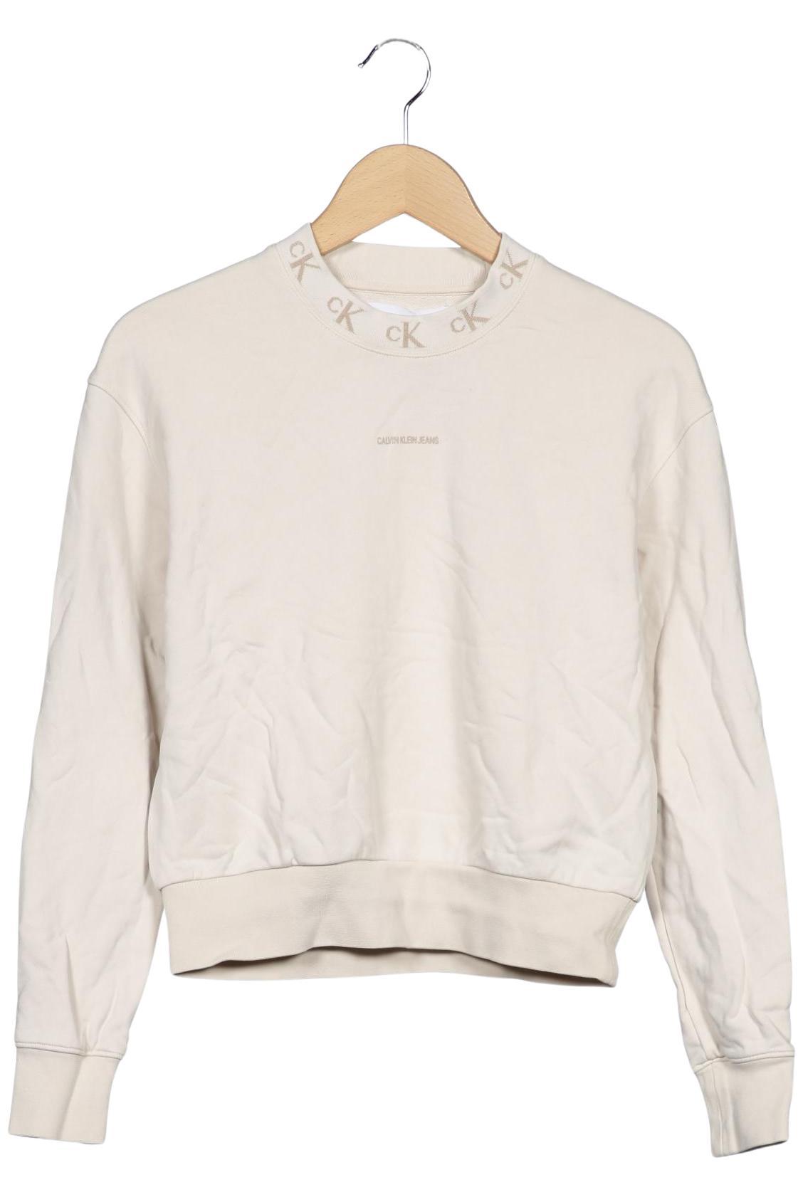 

Calvin Klein Jeans Damen Sweatshirt, cremeweiß, Gr. 36