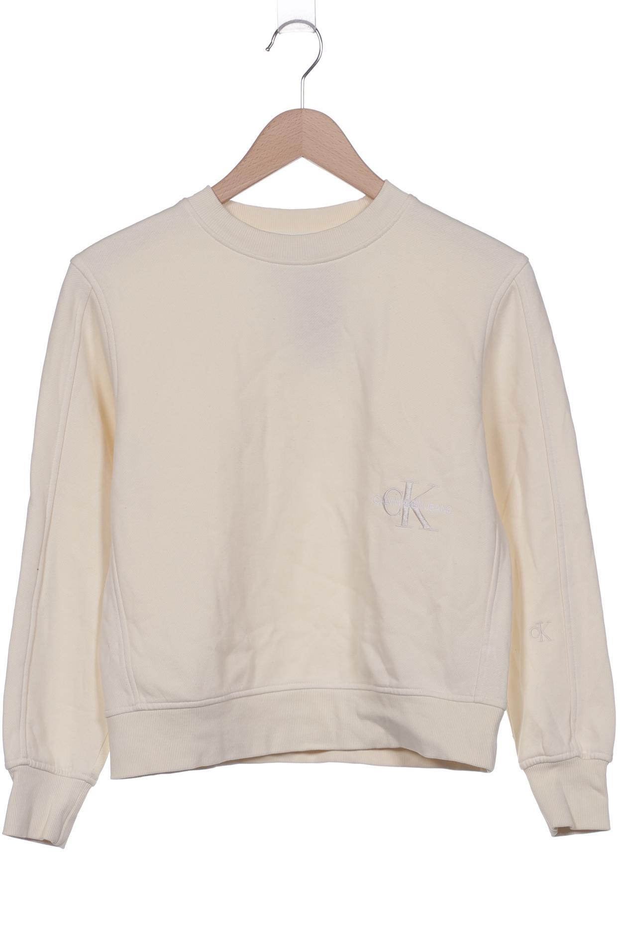 

Calvin Klein Jeans Damen Sweatshirt, beige, Gr. 34