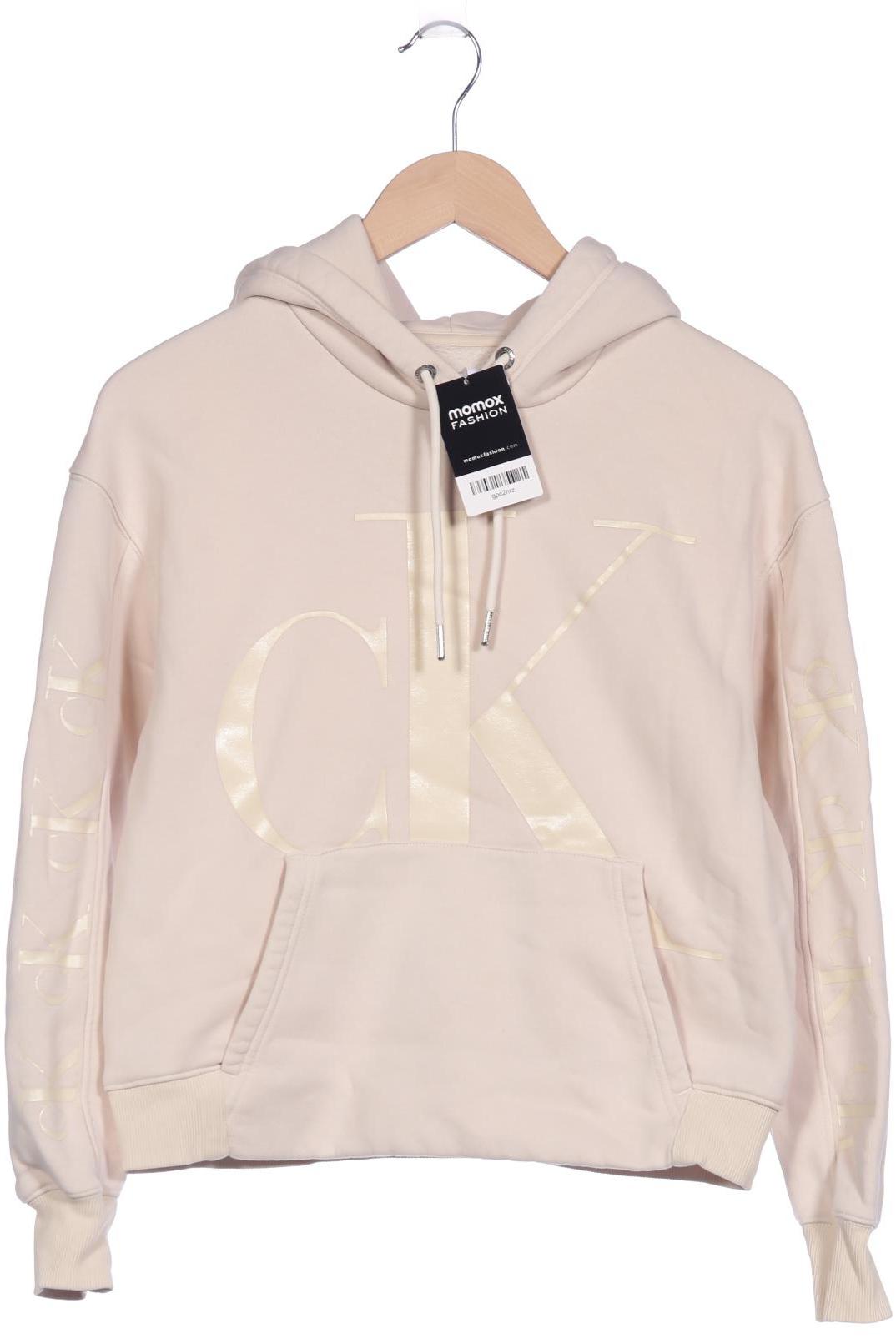 

Calvin Klein Jeans Damen Kapuzenpullover, beige, Gr. 36