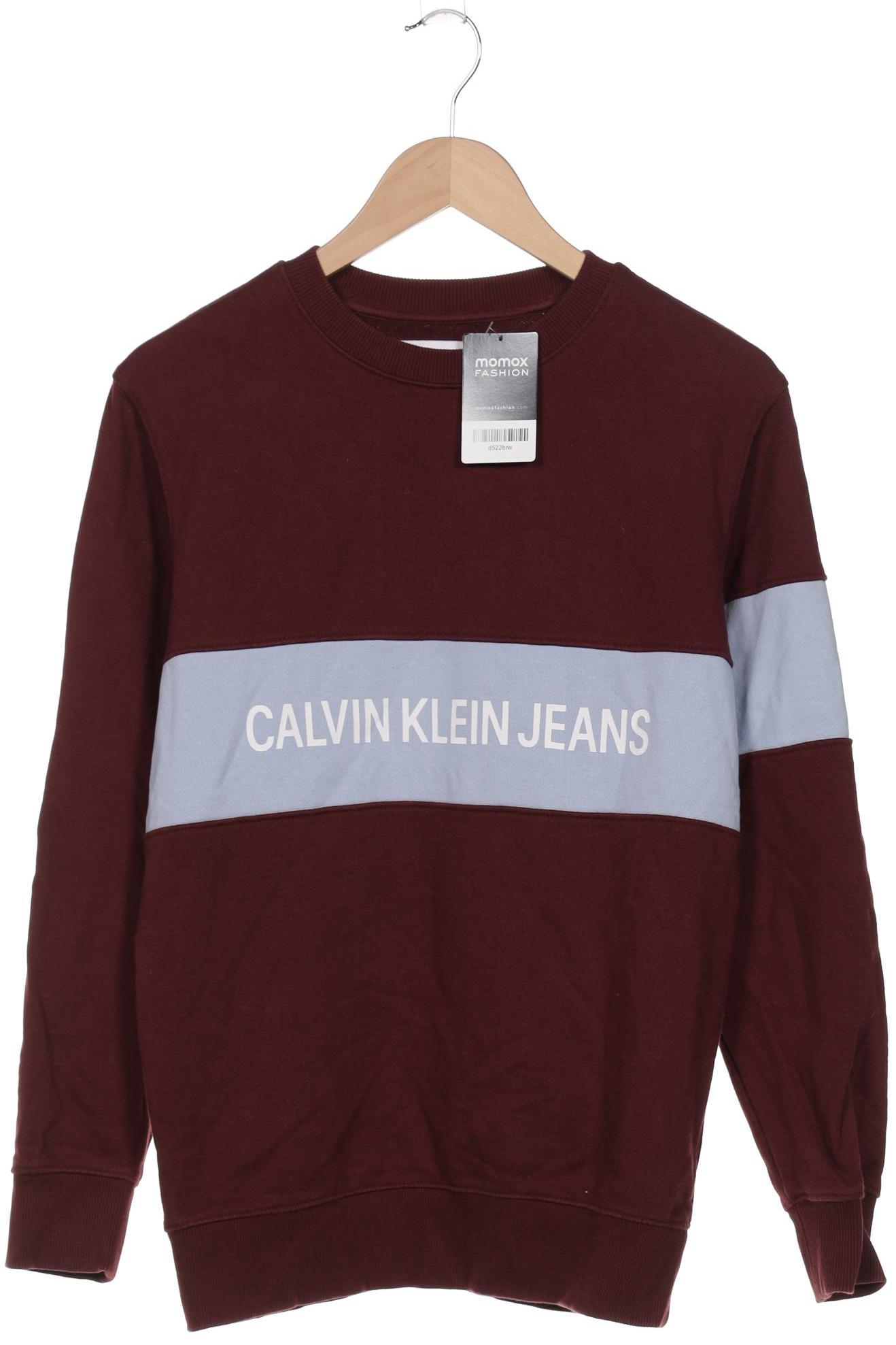 

Calvin Klein Jeans Herren Sweatshirt, bordeaux, Gr. 46
