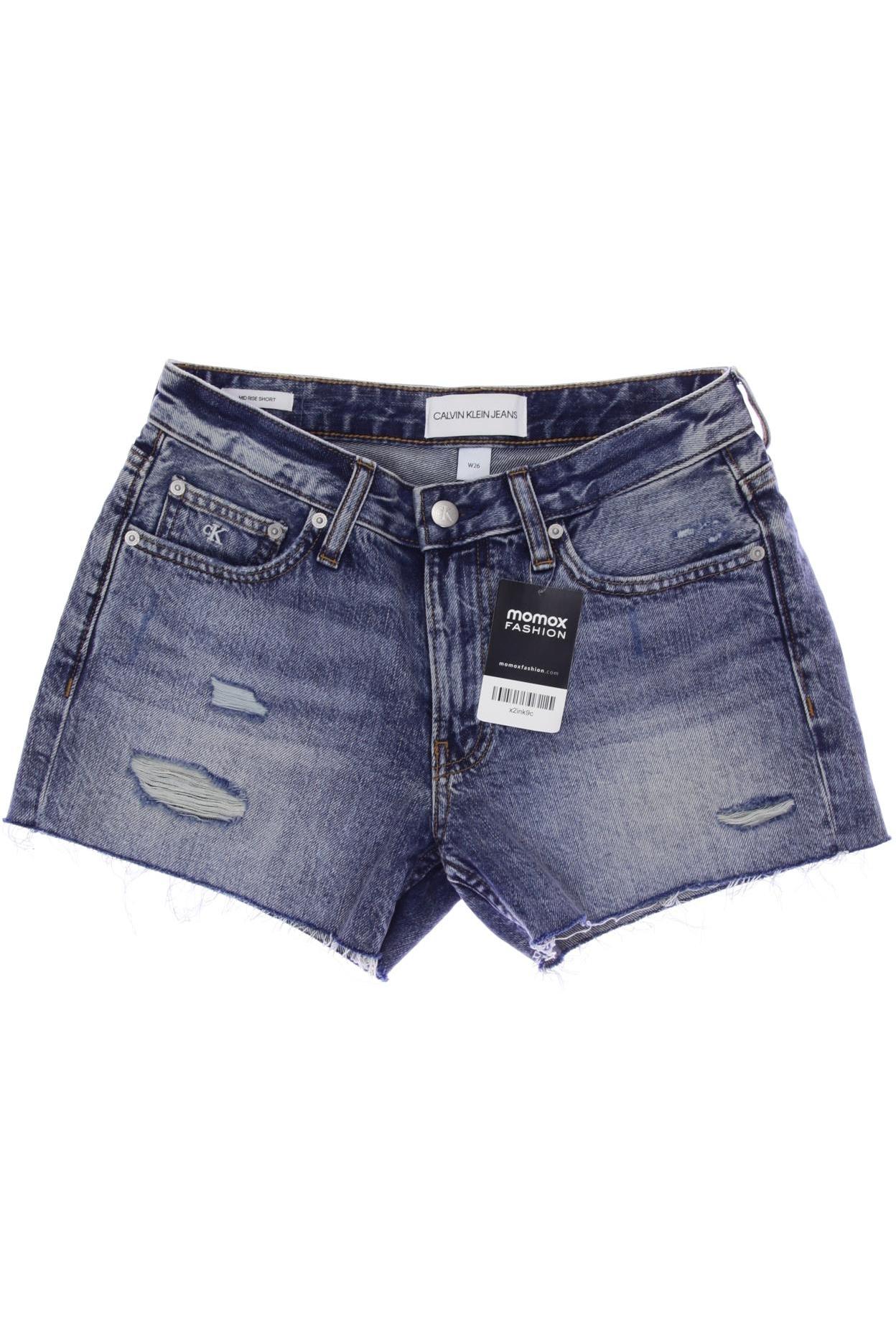 

Calvin Klein Jeans Damen Shorts, blau, Gr. 28