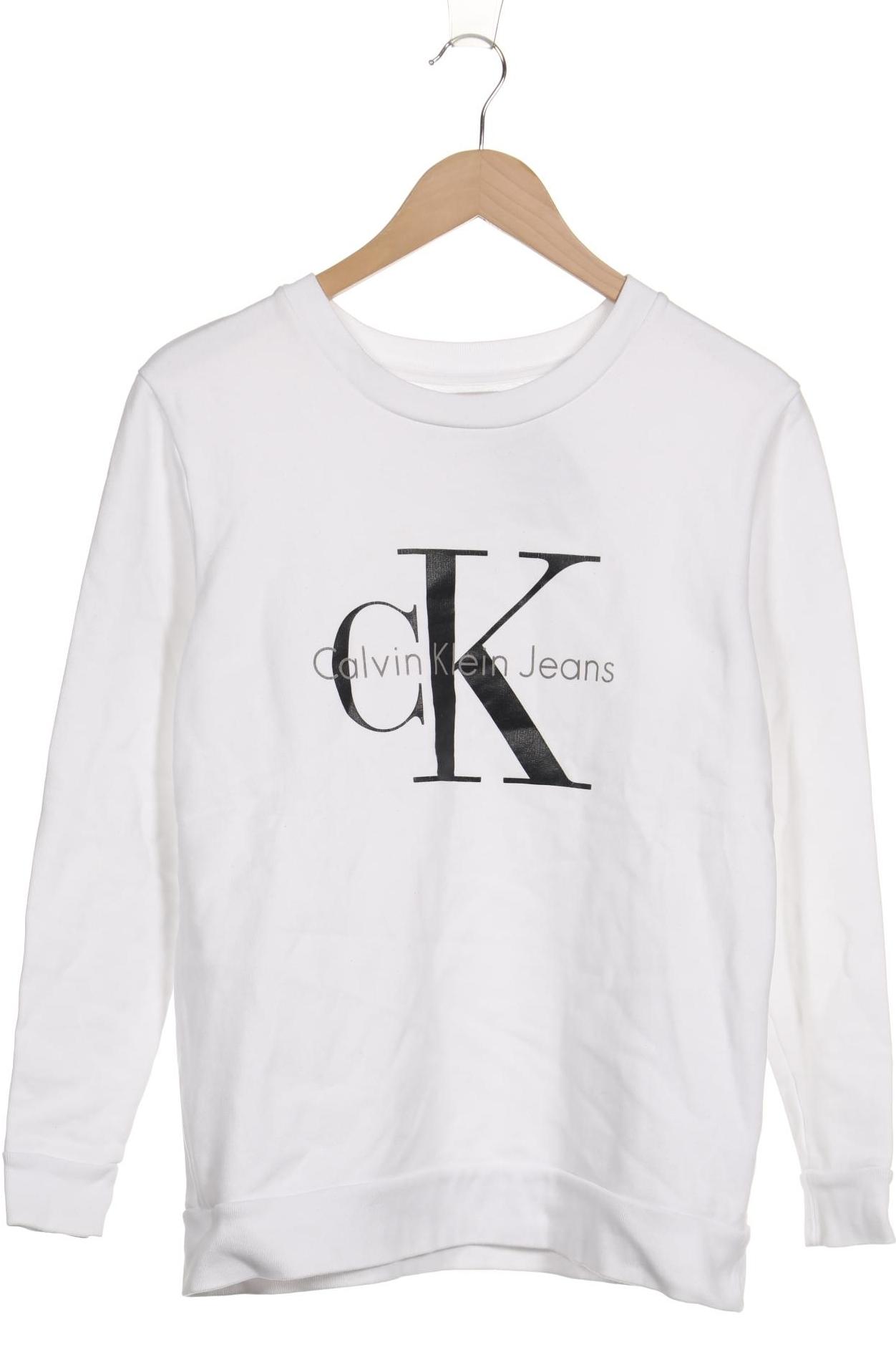 

Calvin Klein Jeans Damen Sweatshirt, weiß, Gr. 36