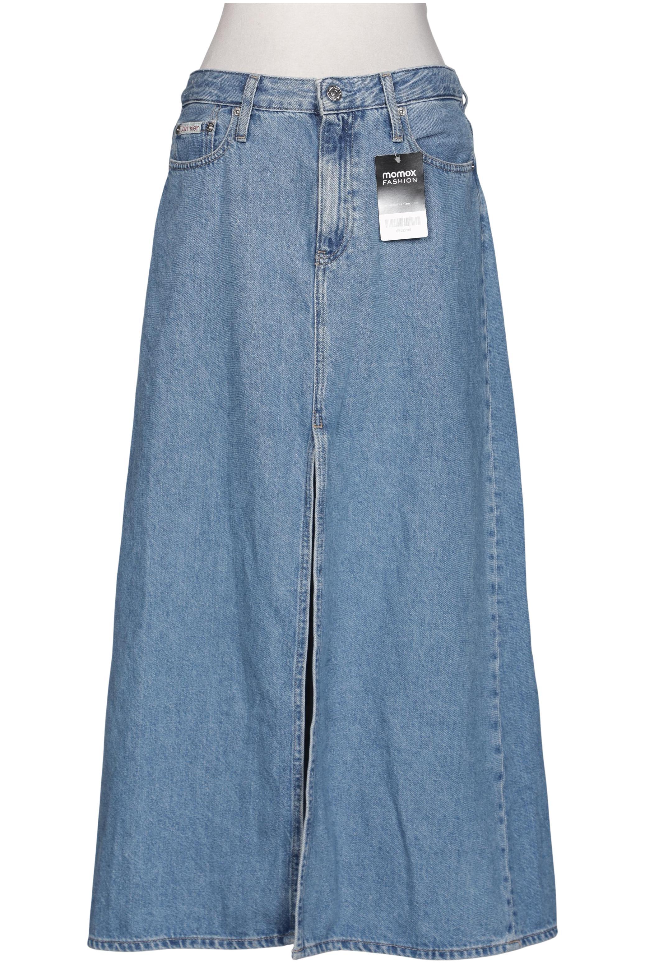 

Calvin Klein Jeans Damen Rock, blau, Gr. 29