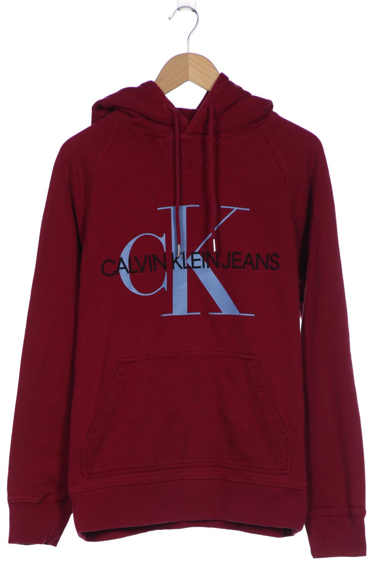 

Calvin Klein Jeans Herren Kapuzenpullover, bordeaux, Gr. 48