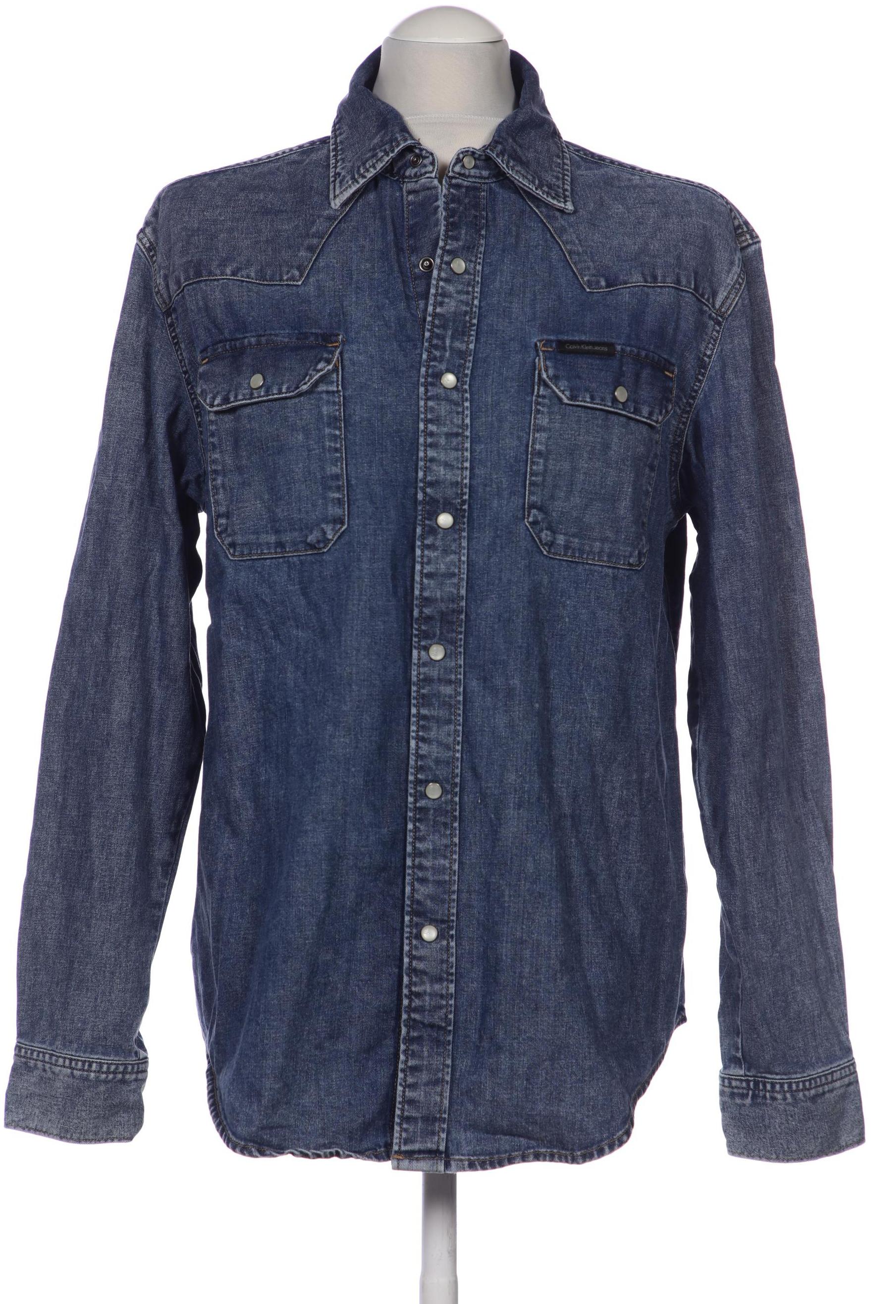 

Calvin Klein Jeans Herren Hemd, blau