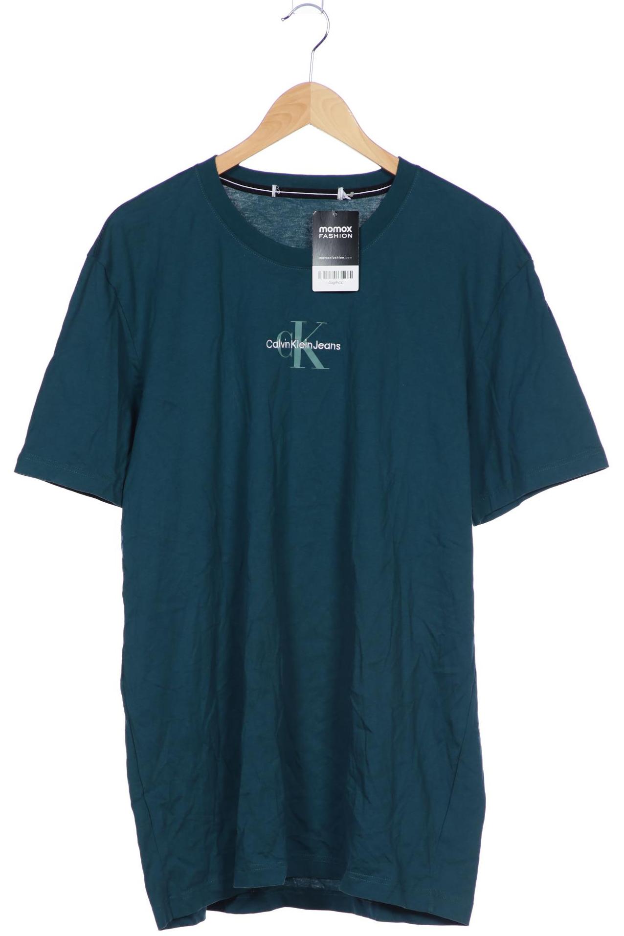 

Calvin Klein Jeans Damen T-Shirt, türkis, Gr. 48