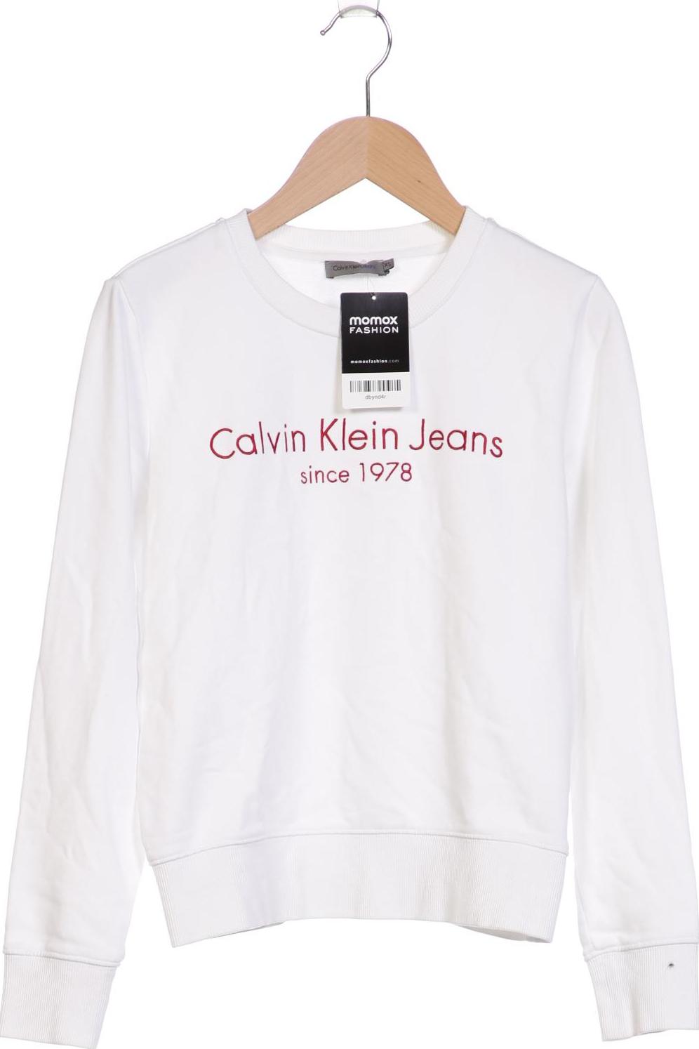 

Calvin Klein Jeans Damen Sweatshirt, weiß, Gr. 34
