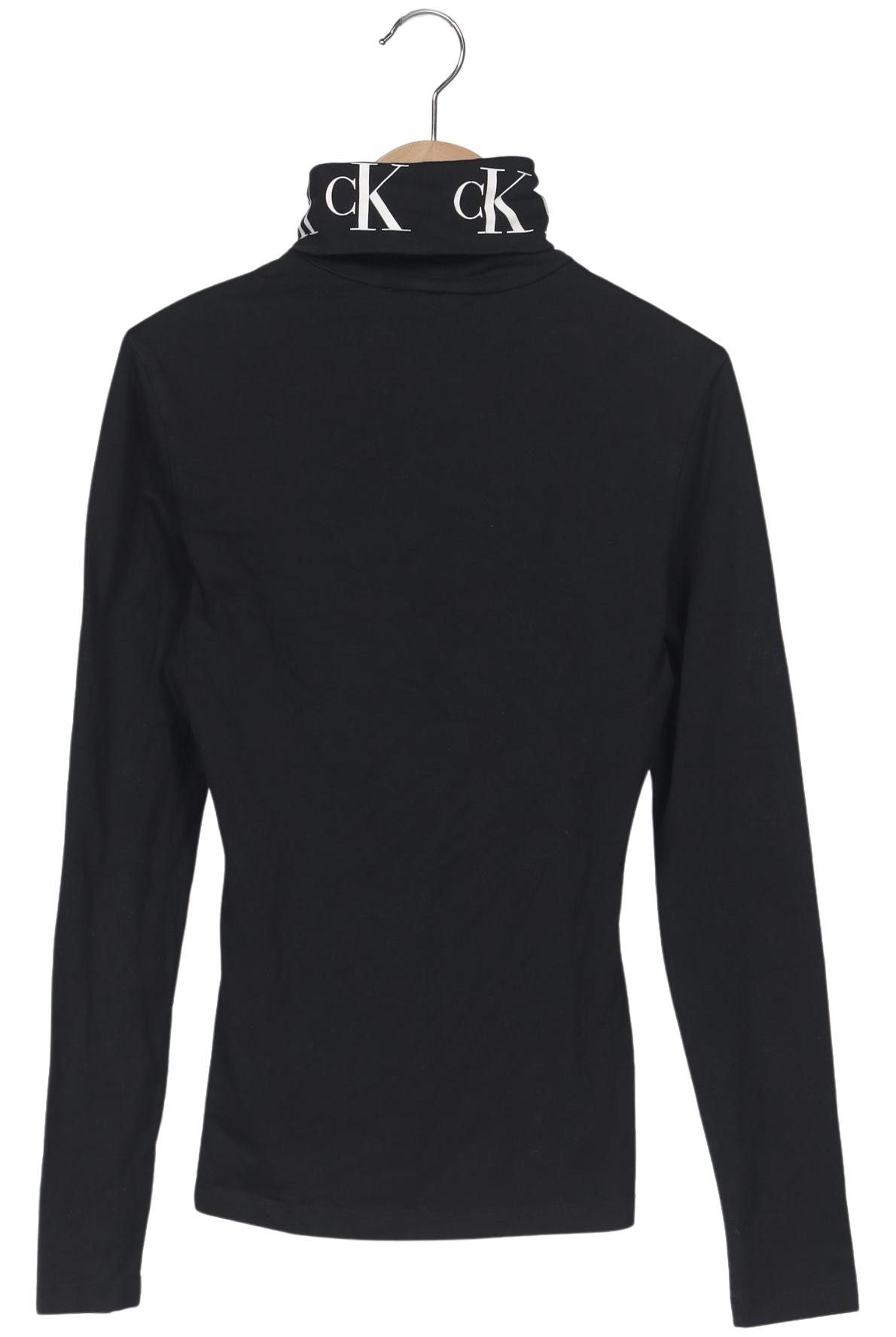 

Calvin Klein Jeans Damen Langarmshirt, schwarz, Gr. 34