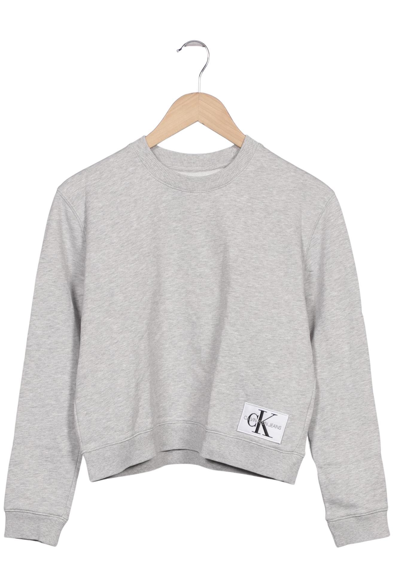 

Calvin Klein Jeans Damen Sweatshirt, grau, Gr. 36