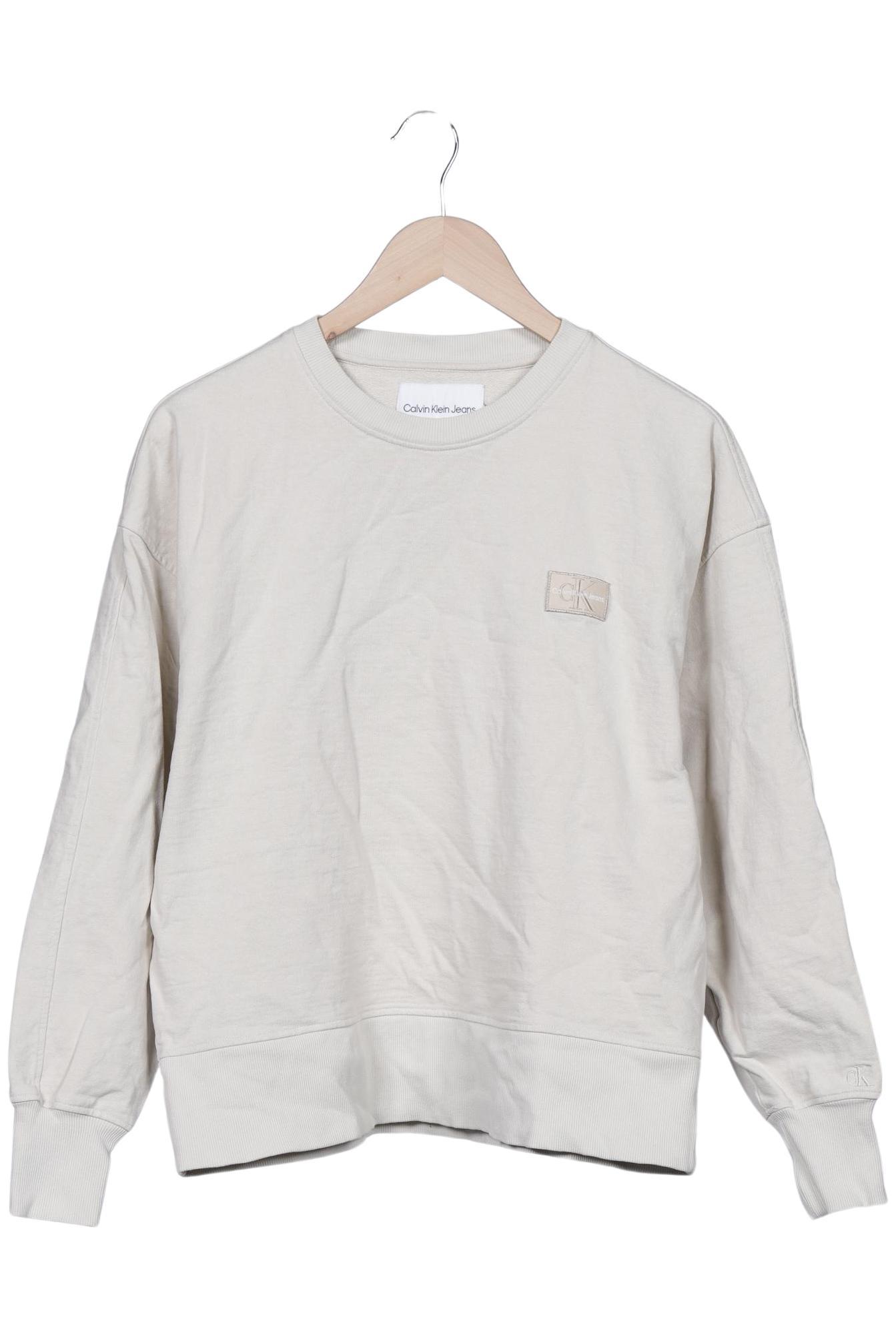 

Calvin Klein Jeans Damen Sweatshirt, beige, Gr. 38