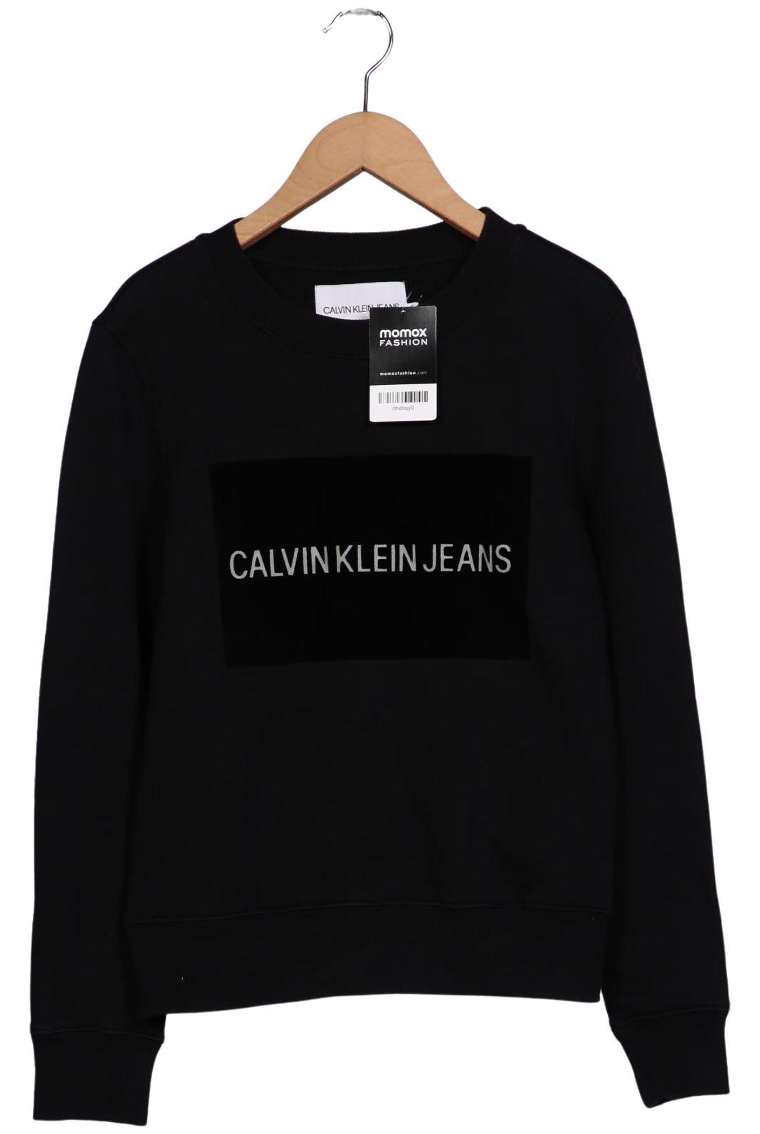 

Calvin Klein Jeans Damen Sweatshirt, schwarz, Gr. 34