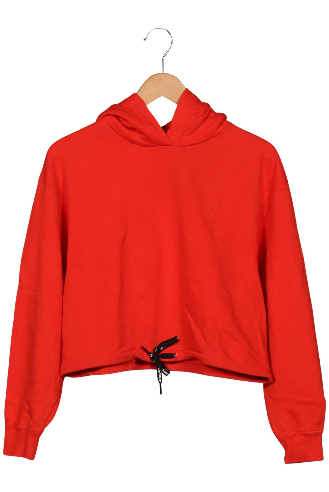 

Calvin Klein Jeans Damen Kapuzenpullover, rot, Gr. 38