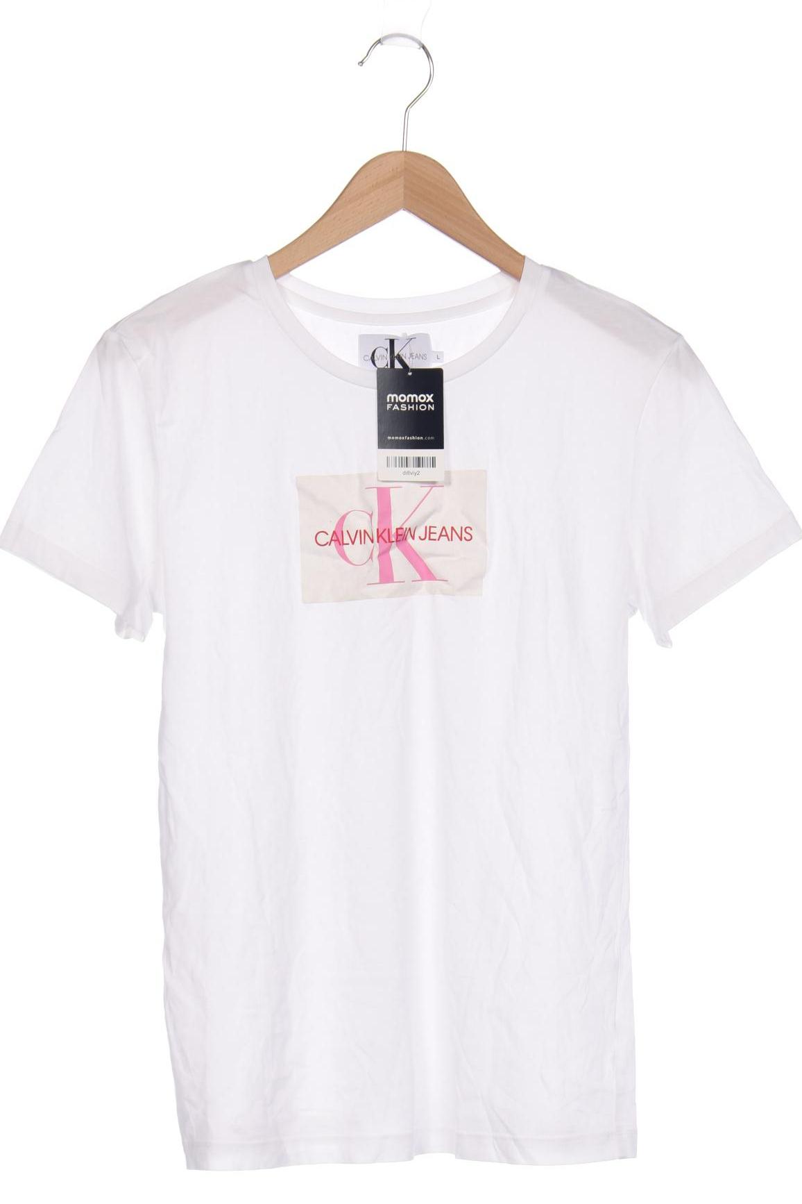 

Calvin Klein Jeans Damen T-Shirt, weiß