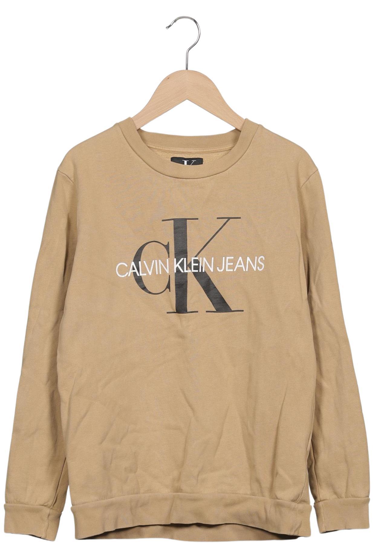 

Calvin Klein Jeans Damen Sweatshirt, beige, Gr. 34