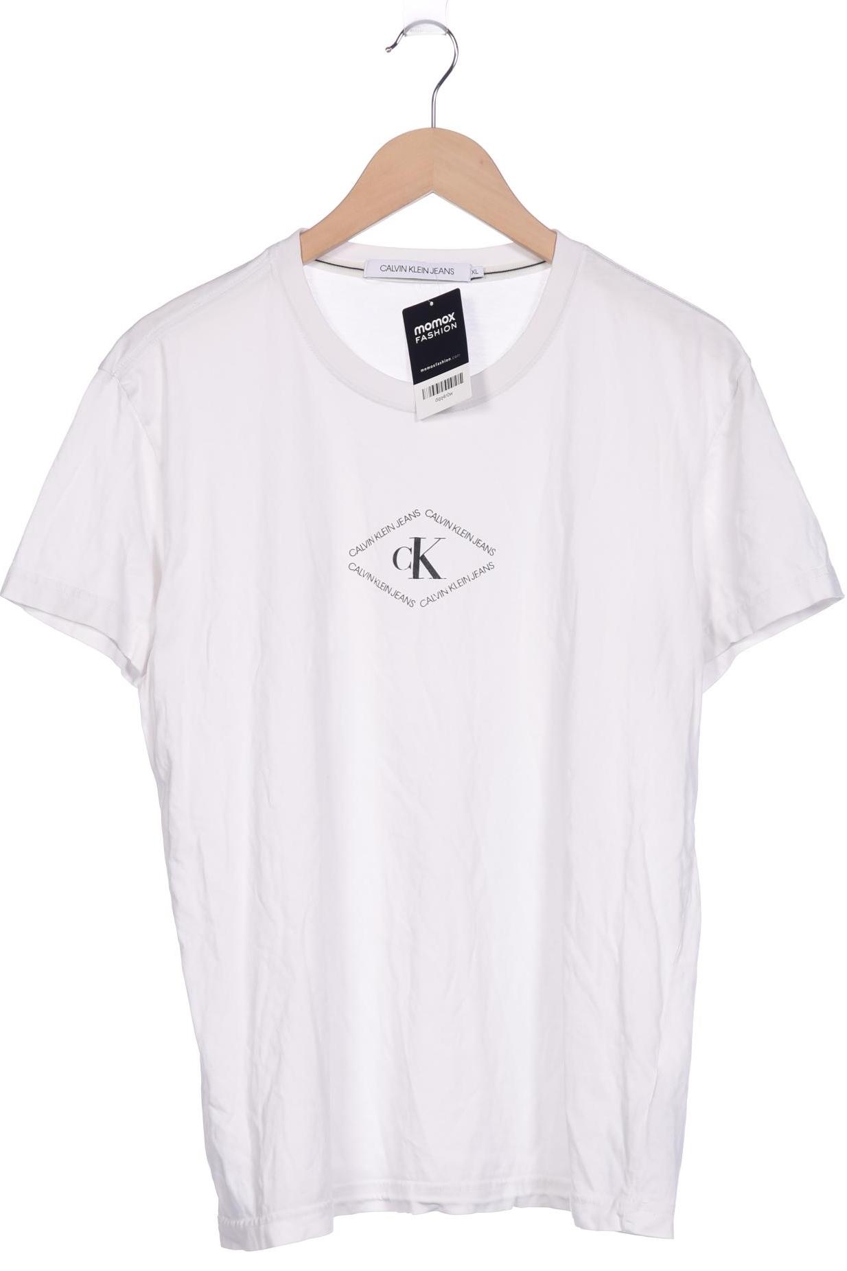 

Calvin Klein Jeans Damen T-Shirt, weiß, Gr. 44