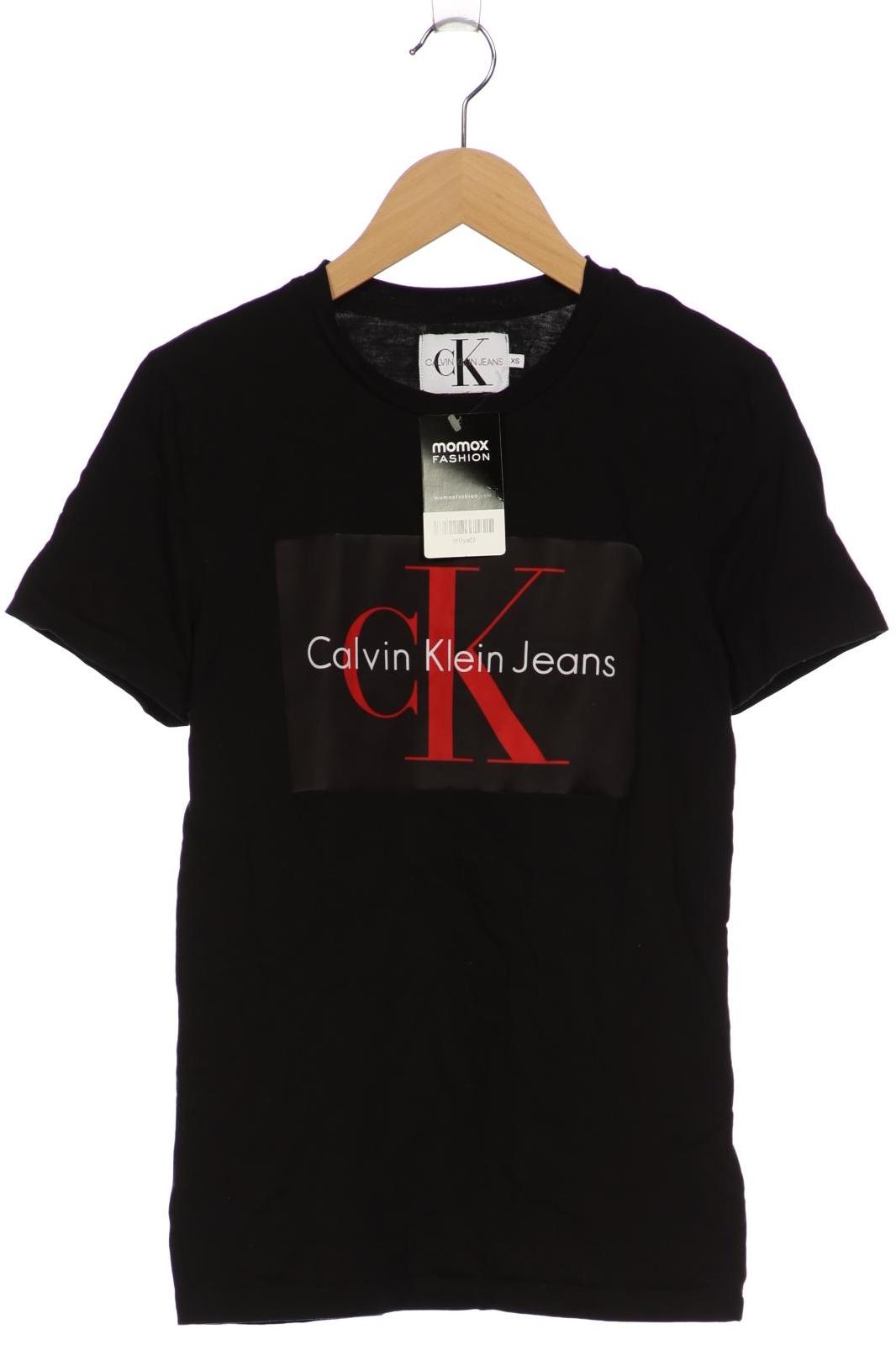 

Calvin Klein Jeans Damen T-Shirt, schwarz, Gr. 34