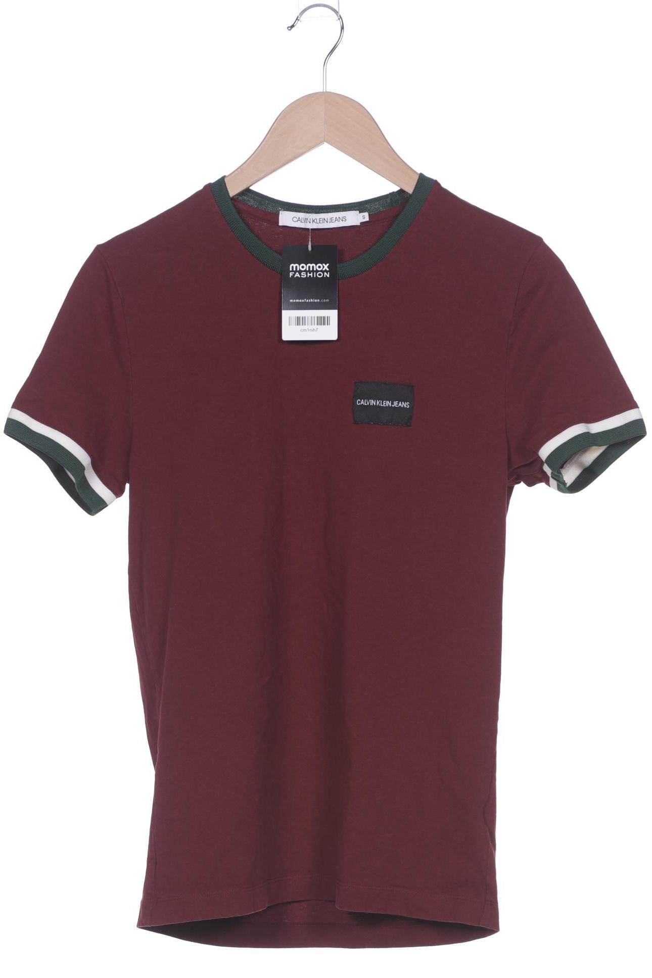 

Calvin Klein Jeans Damen T-Shirt, bordeaux, Gr. 36