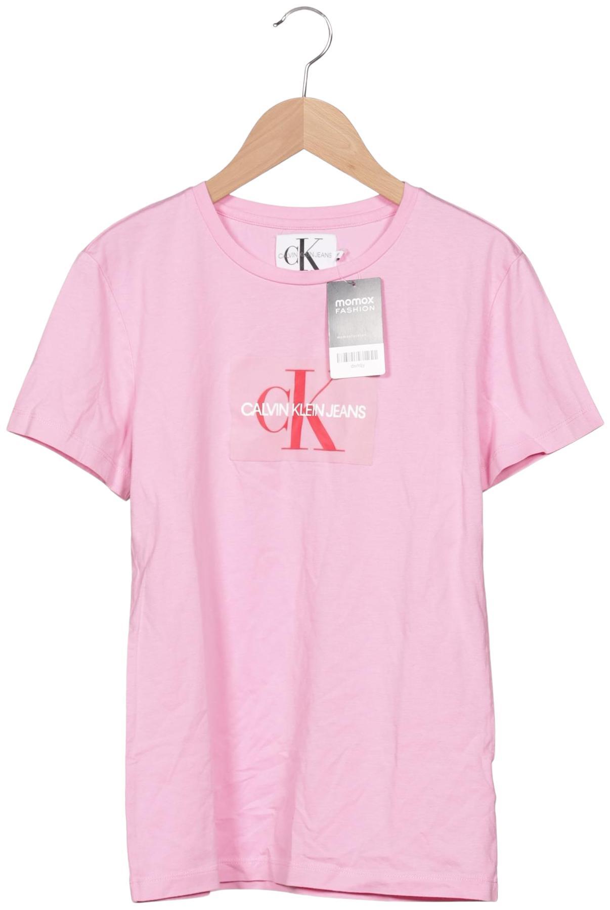 

Calvin Klein Jeans Damen T-Shirt, pink, Gr. 38