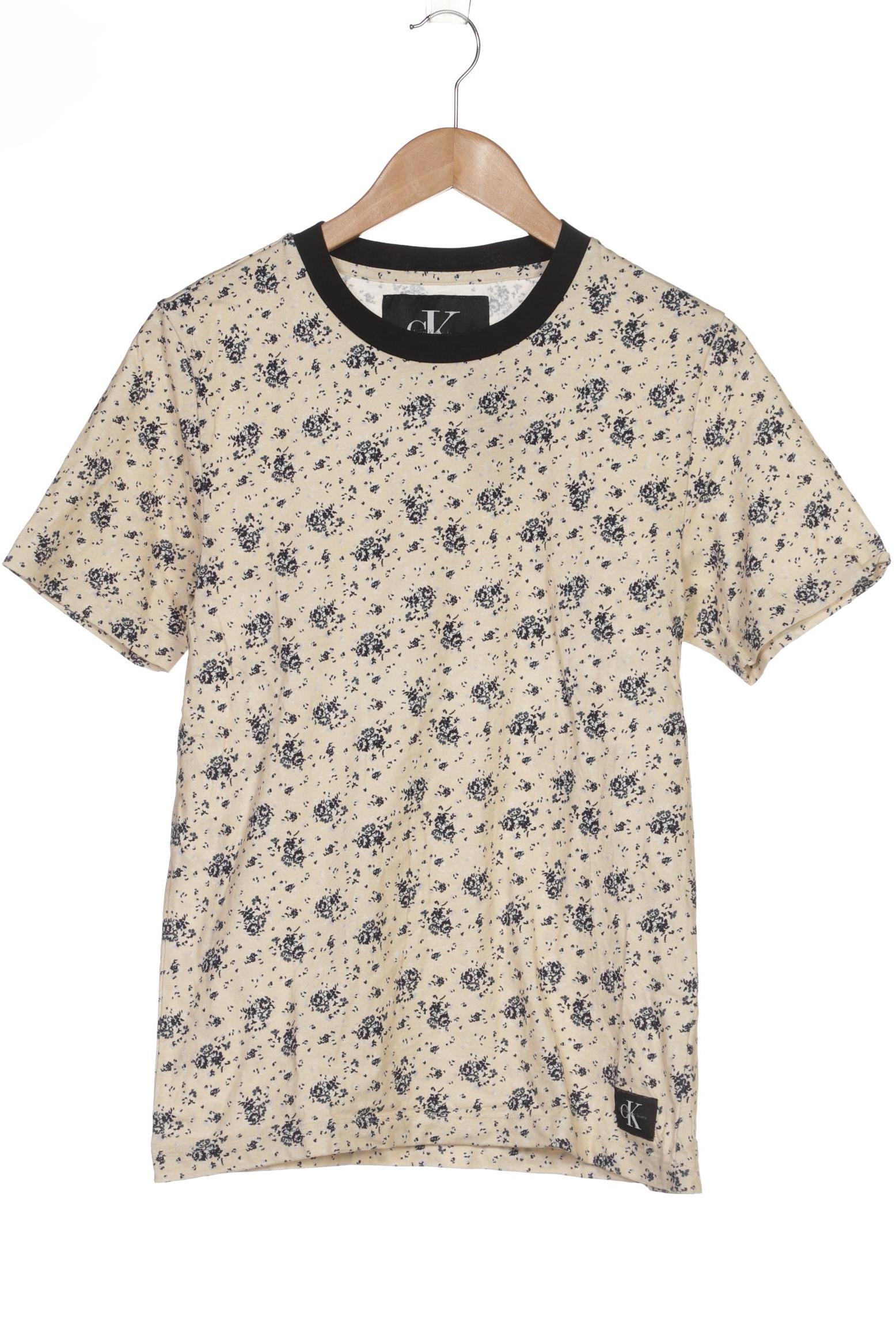 

Calvin Klein Jeans Damen T-Shirt, cremeweiß, Gr. 36