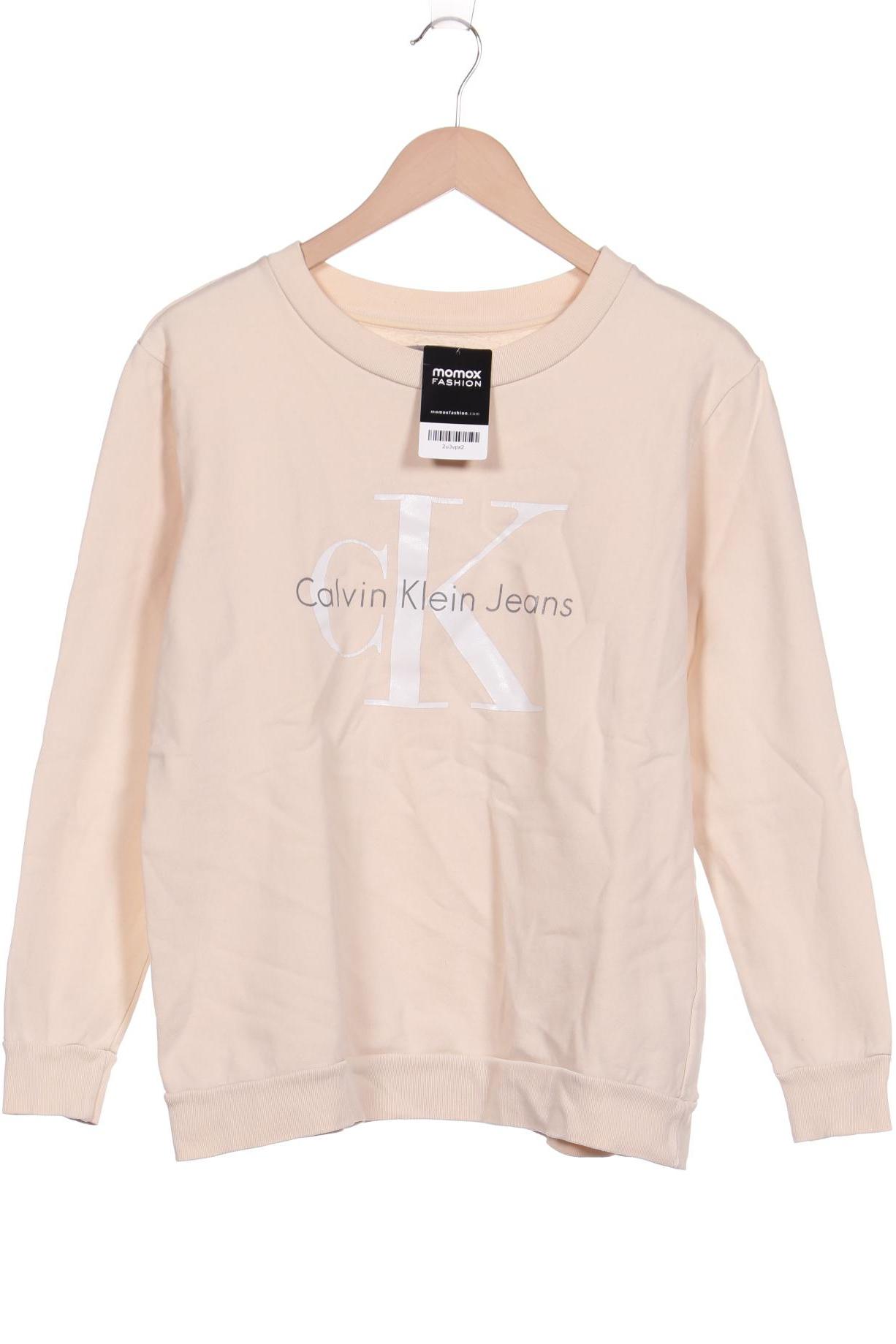

Calvin Klein Jeans Damen Sweatshirt, cremeweiß, Gr. 36