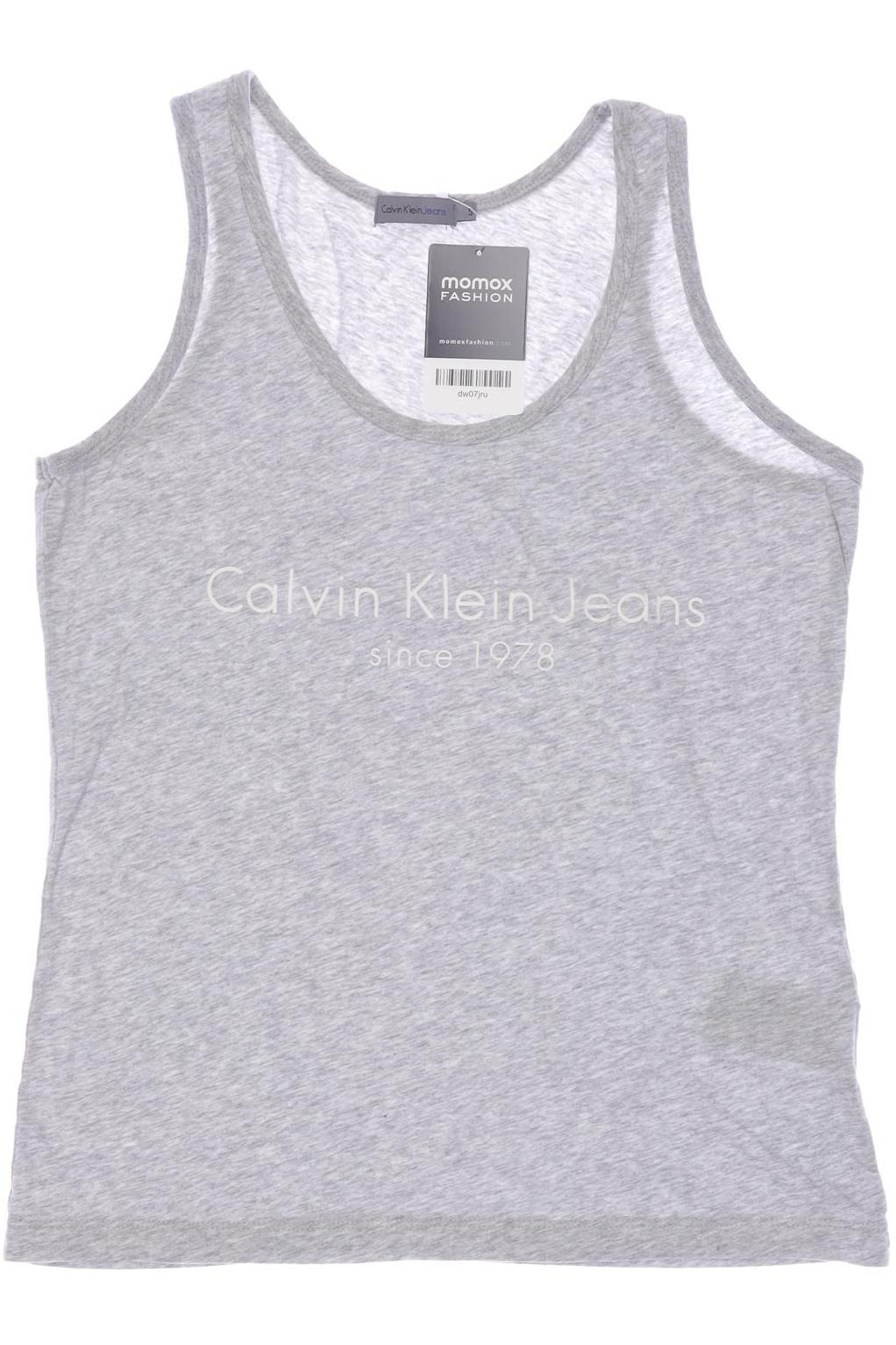 

Calvin Klein Jeans Damen Top, grau, Gr. 36