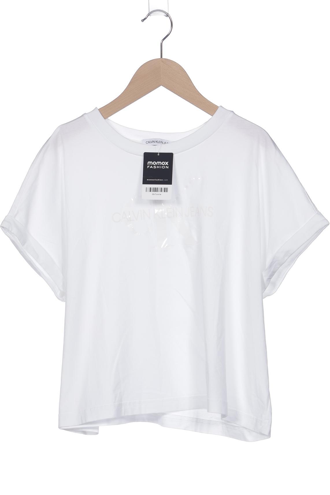 

Calvin Klein Jeans Damen T-Shirt, weiß, Gr. 42