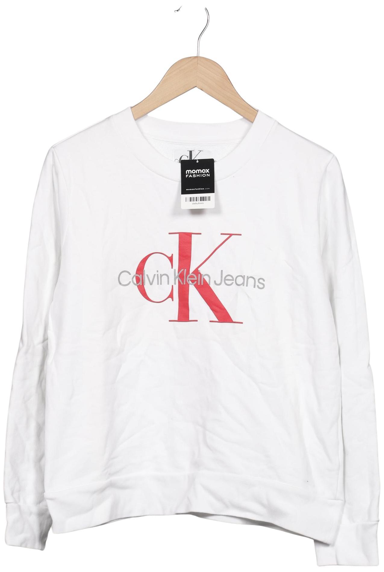 

Calvin Klein Jeans Damen Sweatshirt, weiß, Gr. 42
