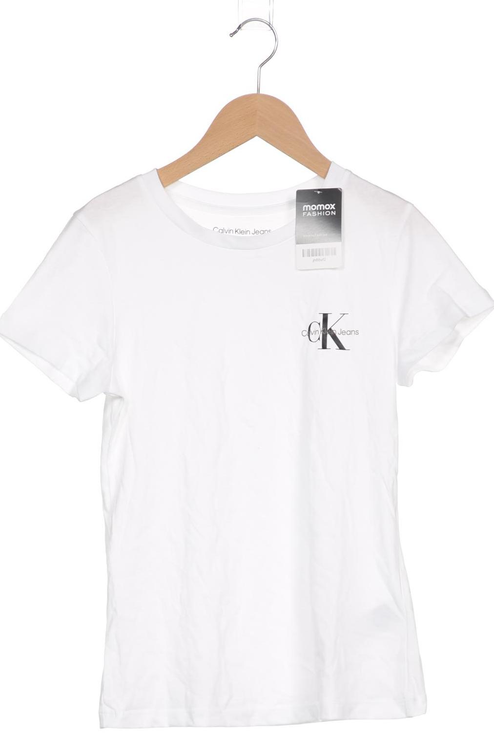 

Calvin Klein Jeans Damen T-Shirt, weiß, Gr. 36