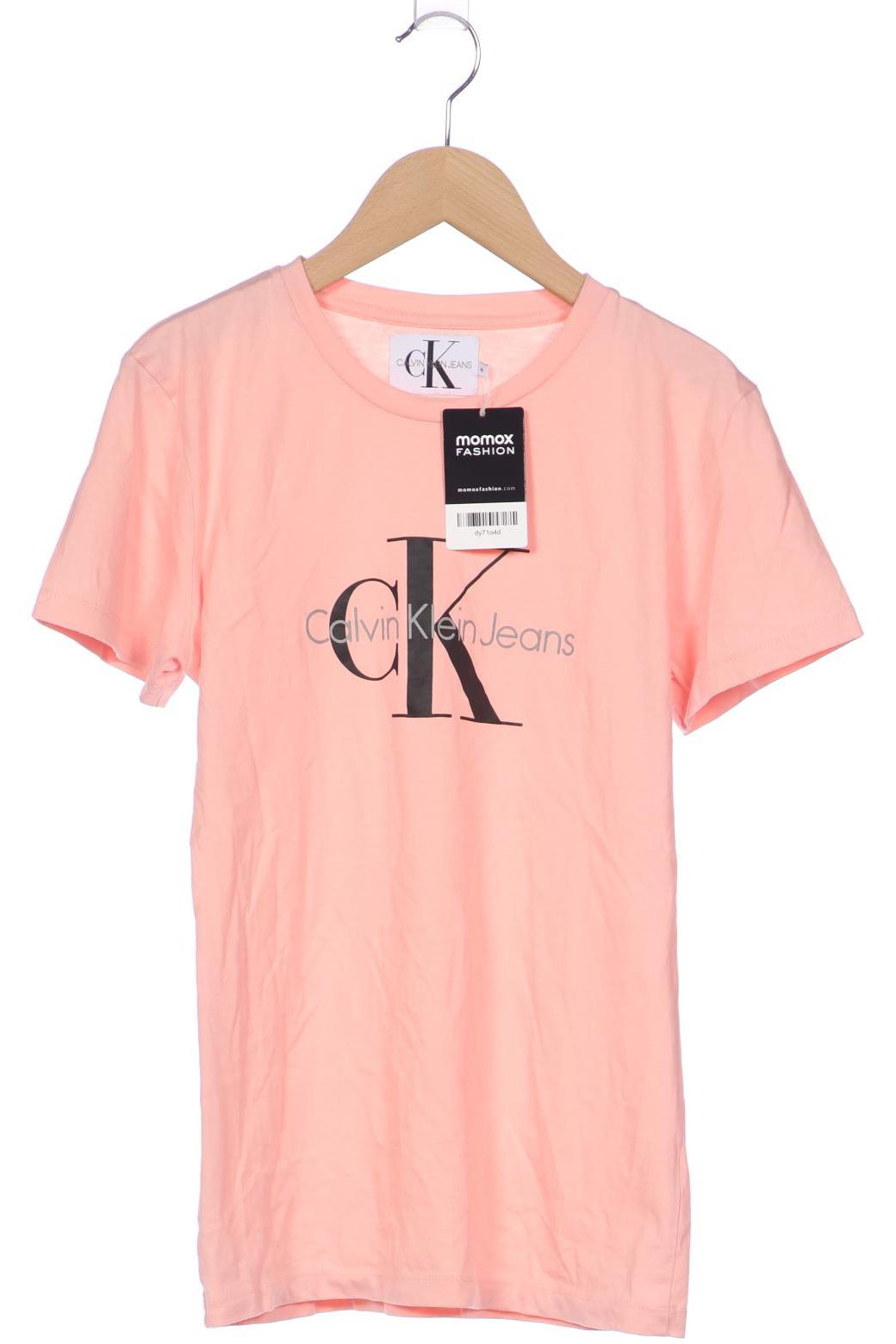 

Calvin Klein Jeans Damen T-Shirt, pink, Gr. 38