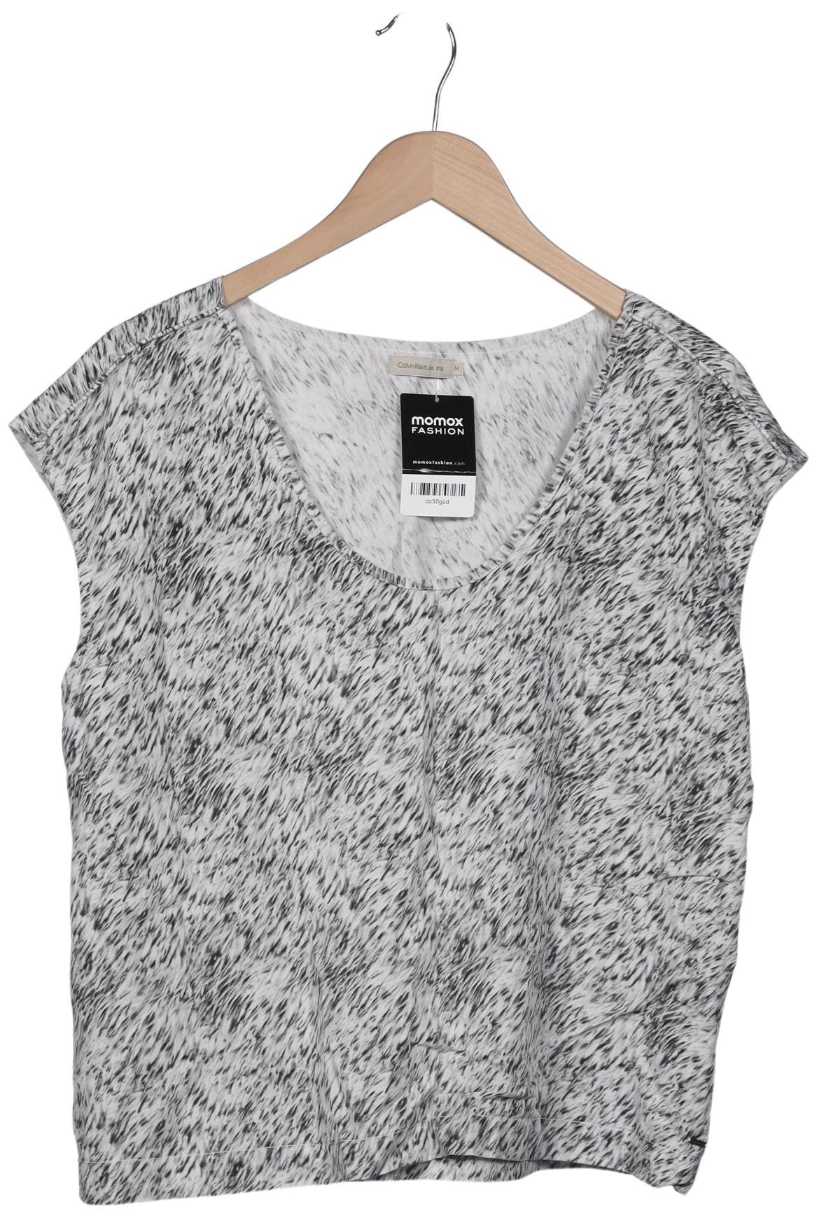 

Calvin Klein Jeans Damen T-Shirt, grau, Gr. 38